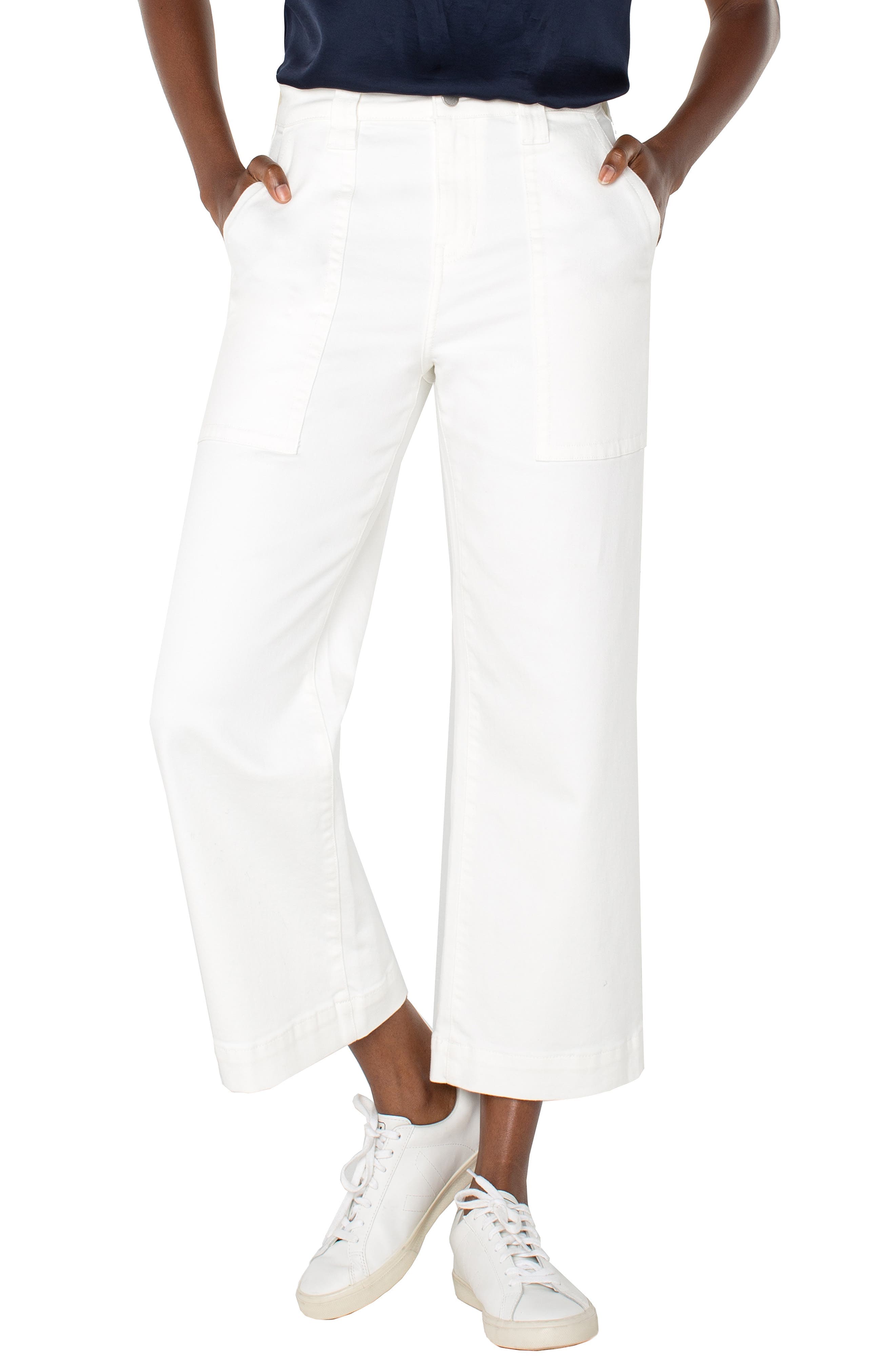 Crop Wide Leg Pants - image 1