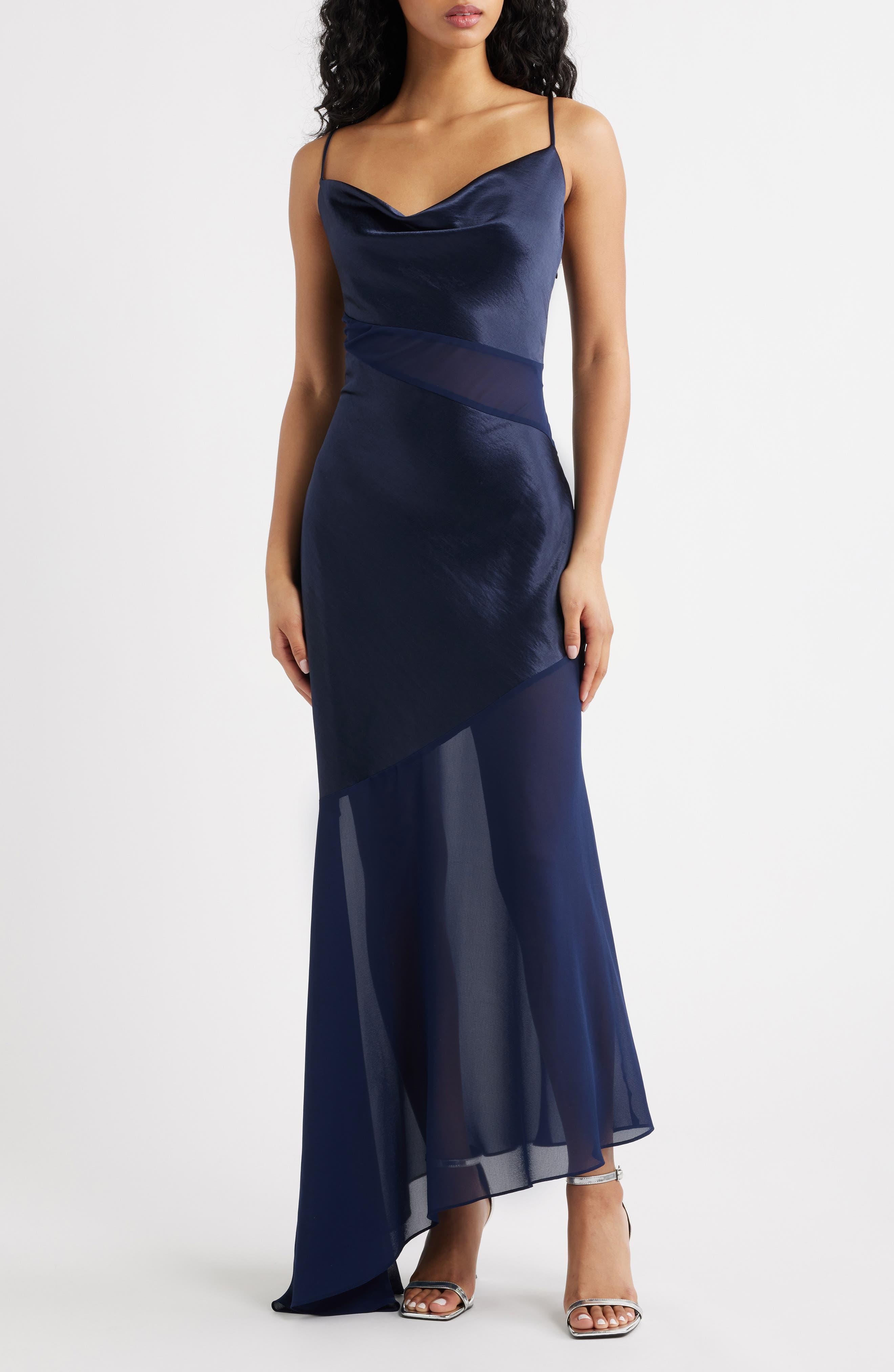 Lainey Cowl Neck Midi Dress - image 1