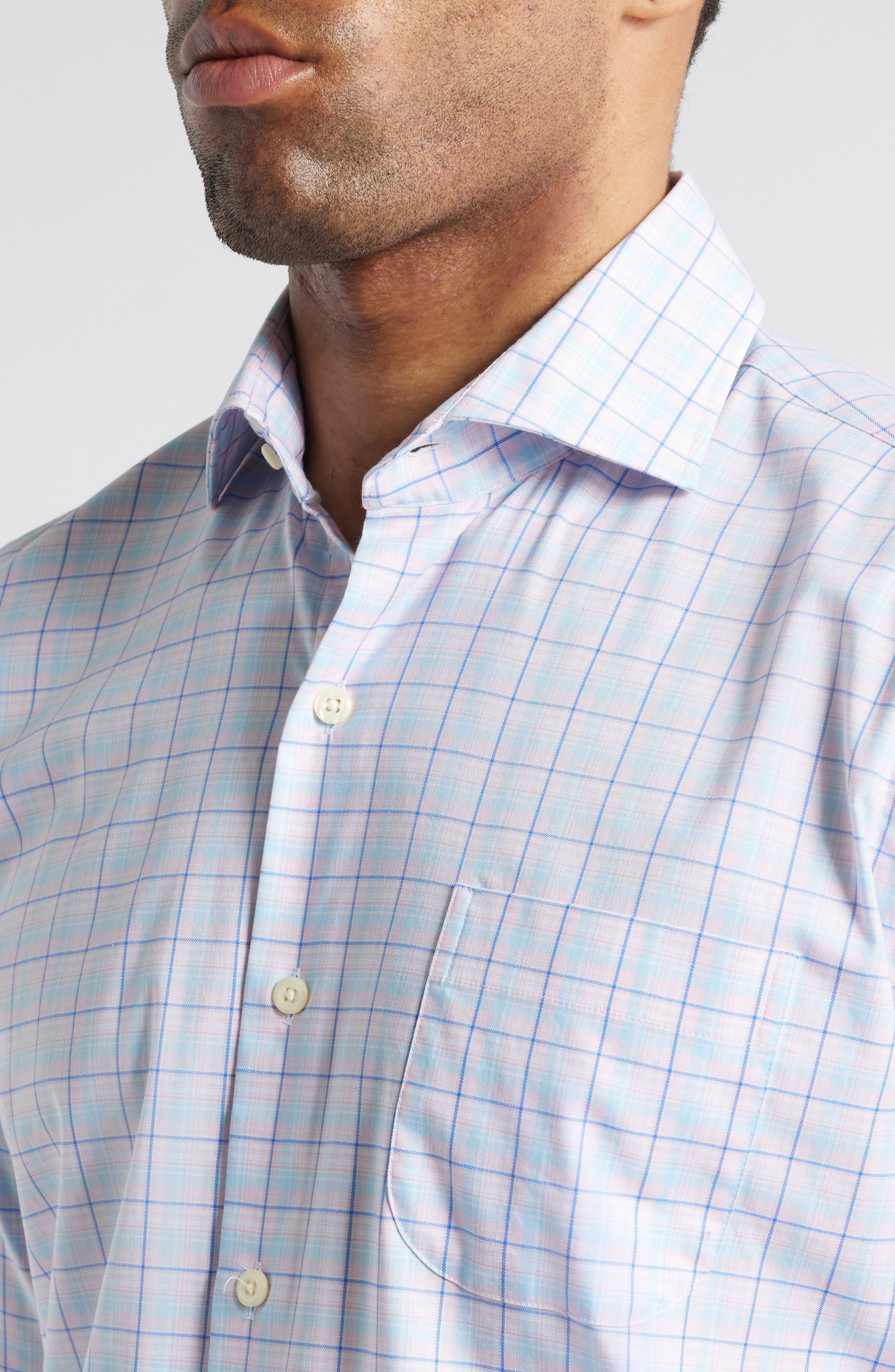 Huron Crown Lite Plaid Performance Button-Up Shirt - image 2