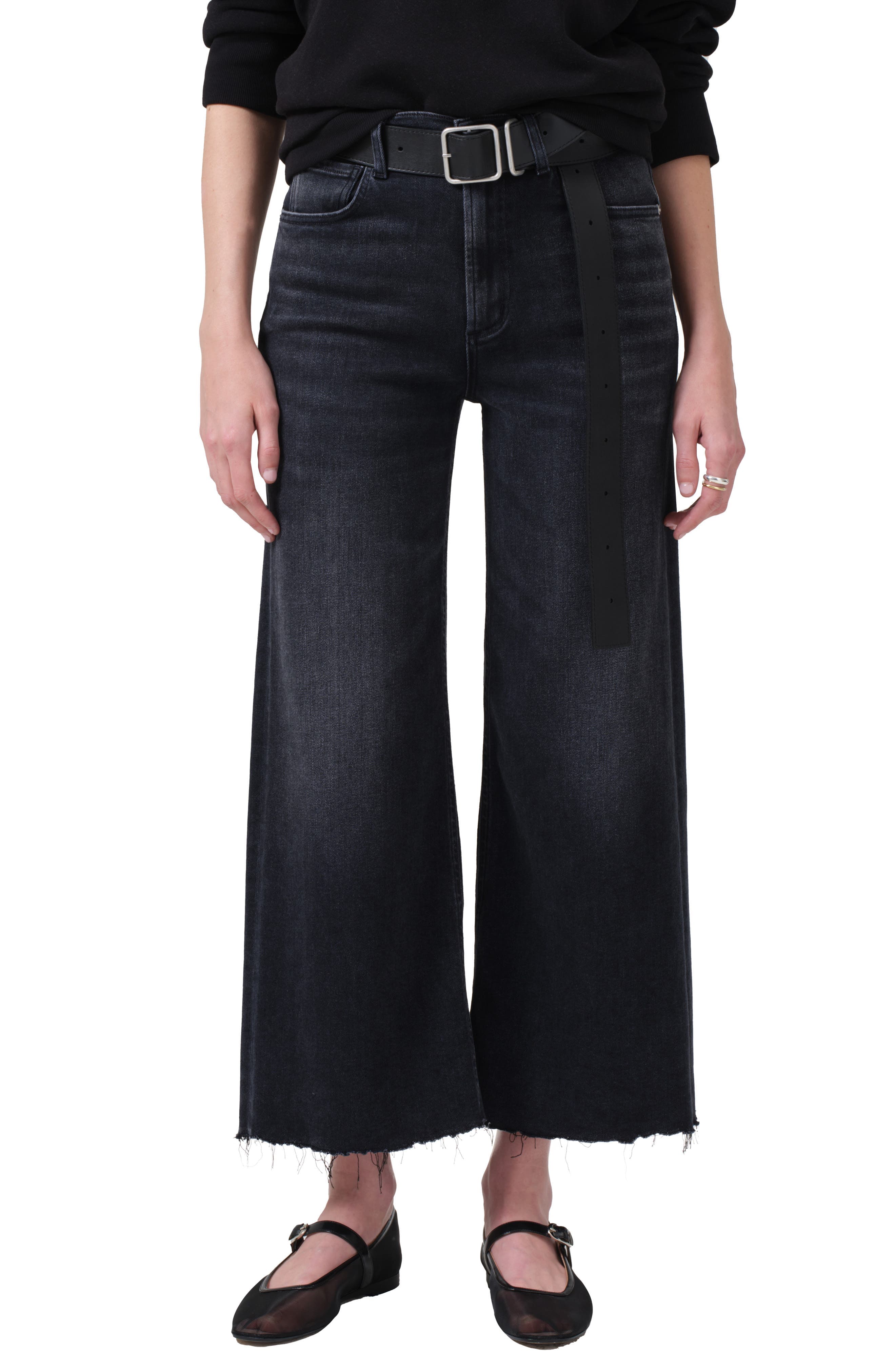 Lyra Wide Leg Crop Jeans - image 1
