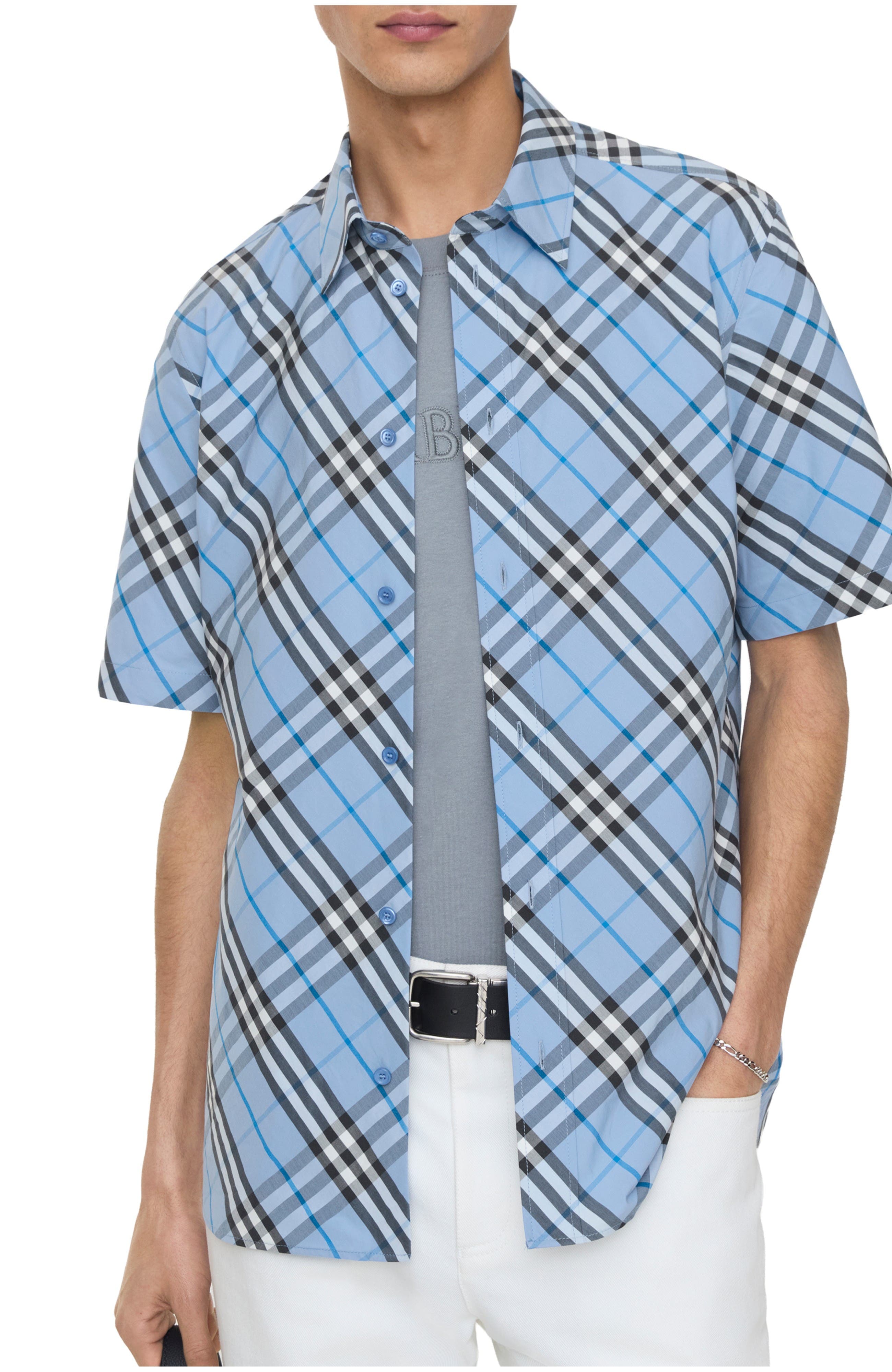 Classic Fit Check Cotton Shirt - image 1