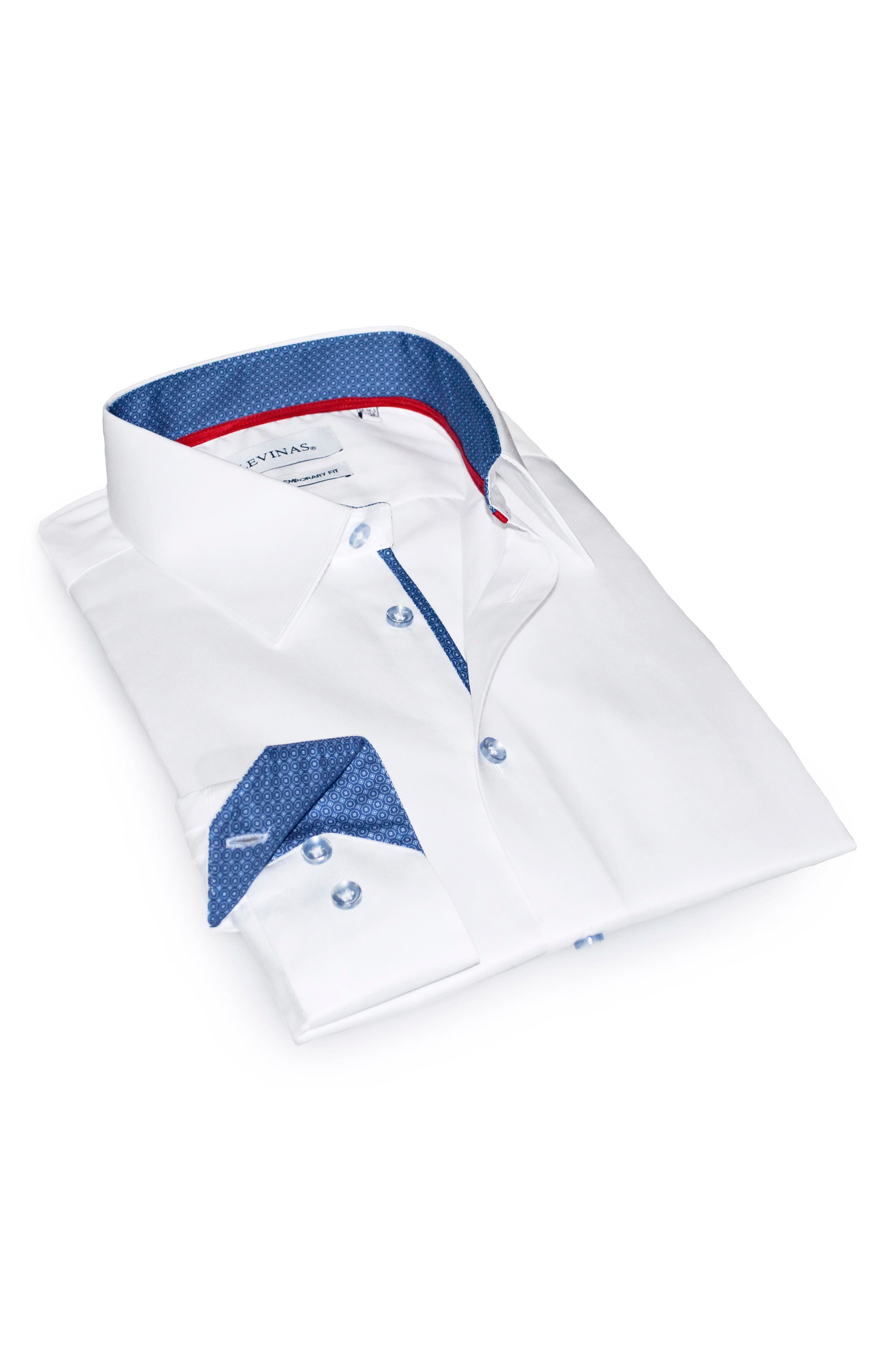 Contemporary Fit Modern Business Dress Shirt - image 1