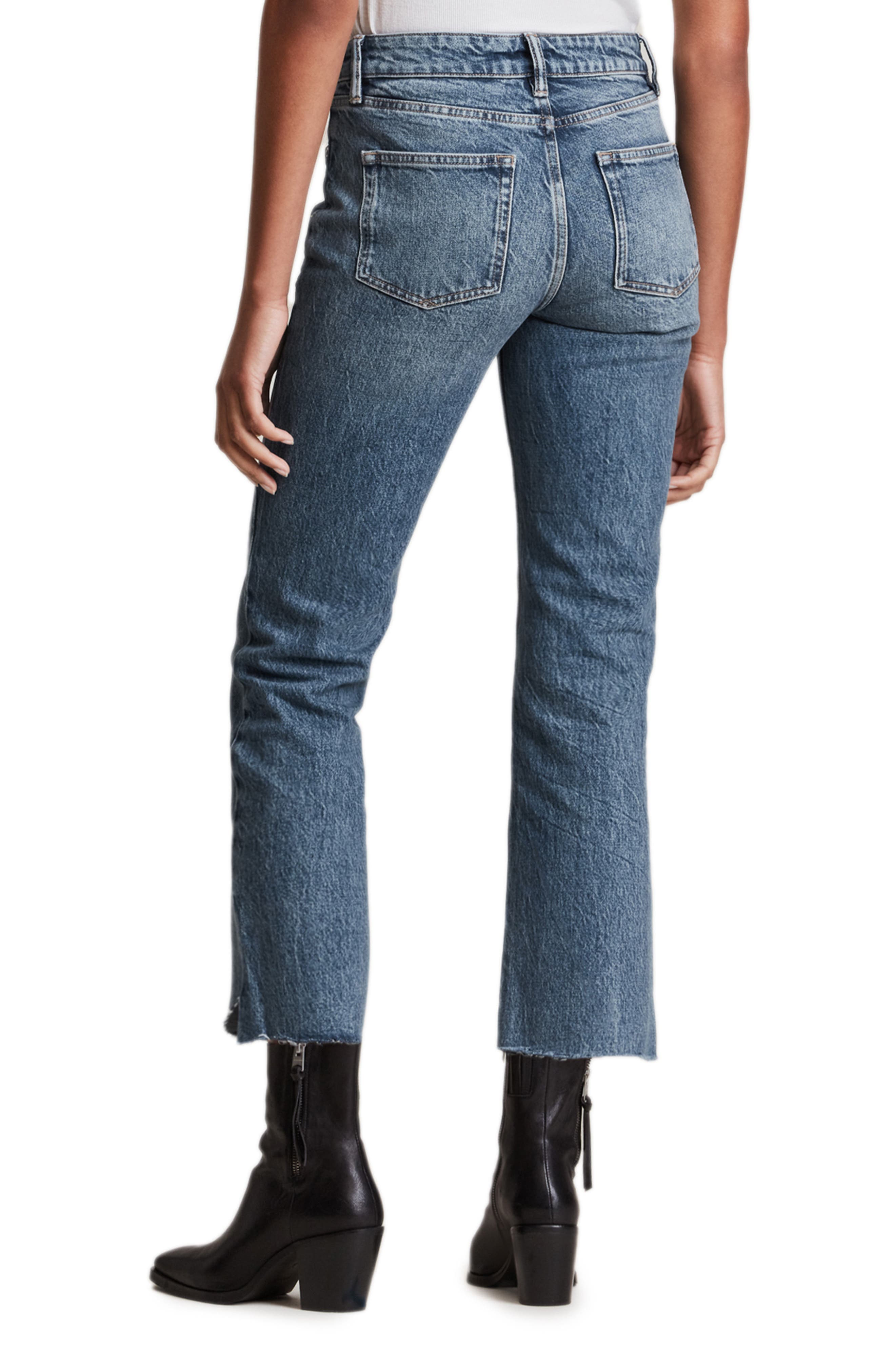 Barely Crop Step Hem High Waist Jeans - image 2