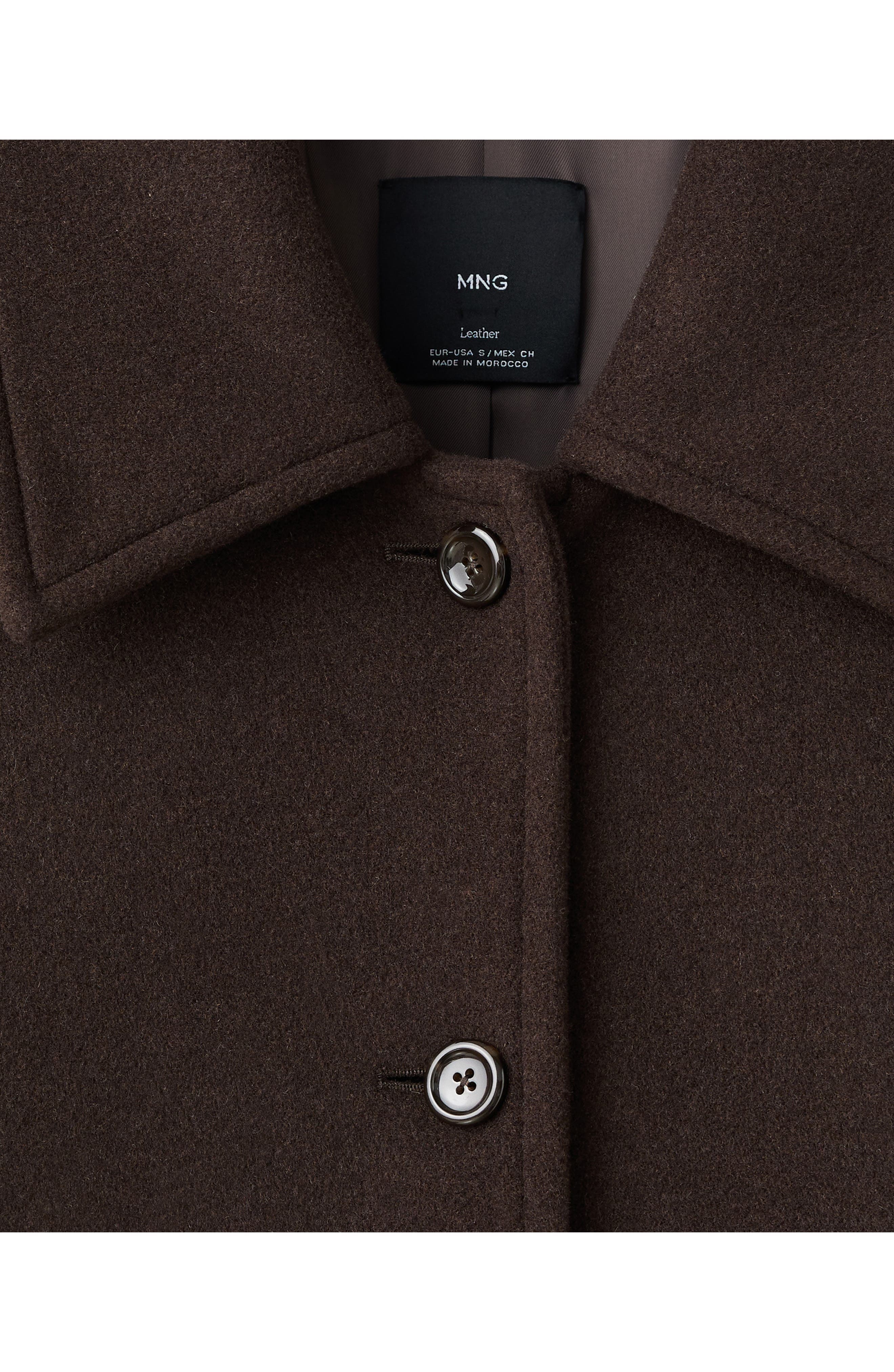 Selection Oversize Raglan Wool Blend Coat - image 2