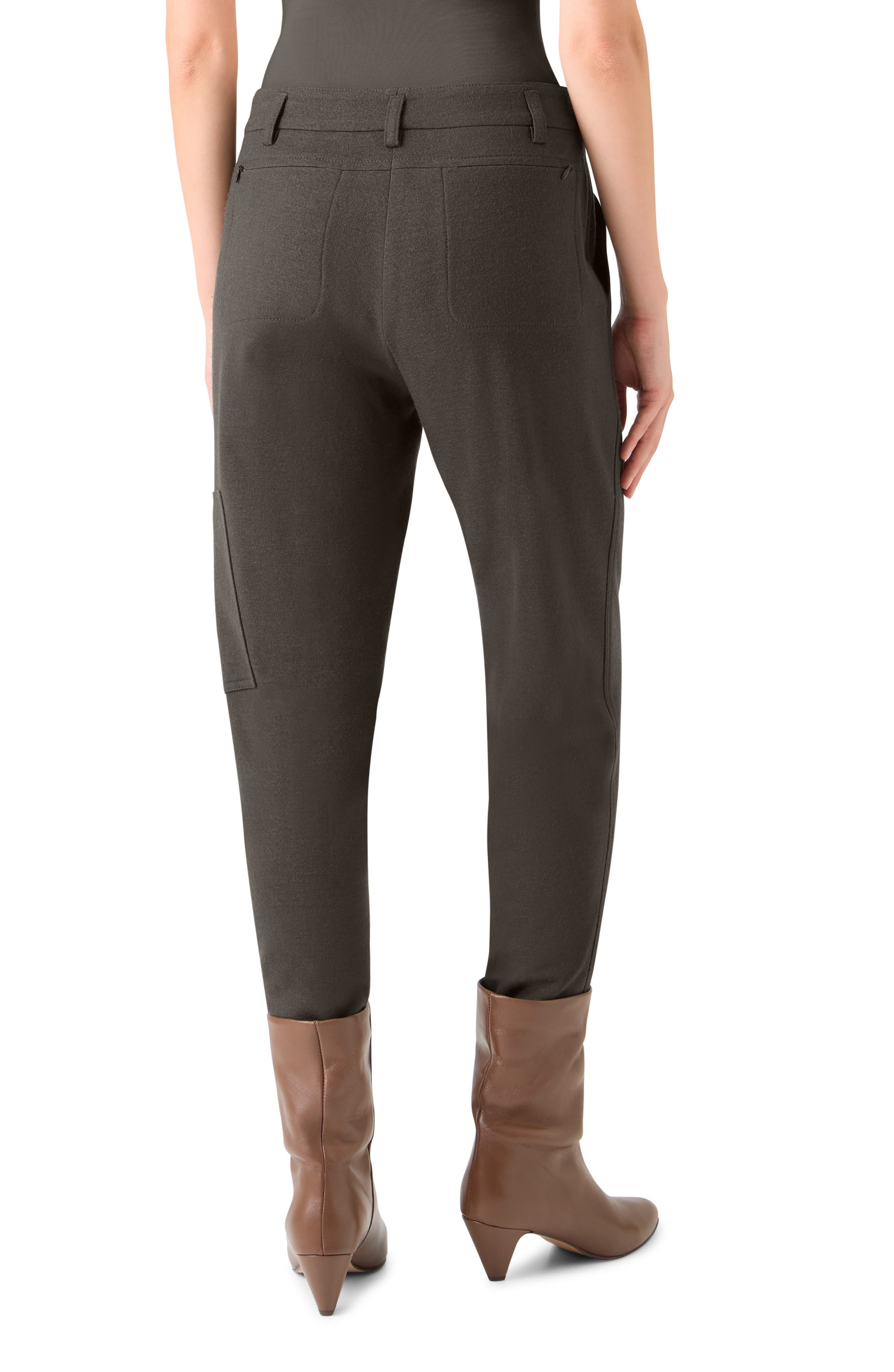 Milla Slim Fit Wool Cargo Pants - image 2