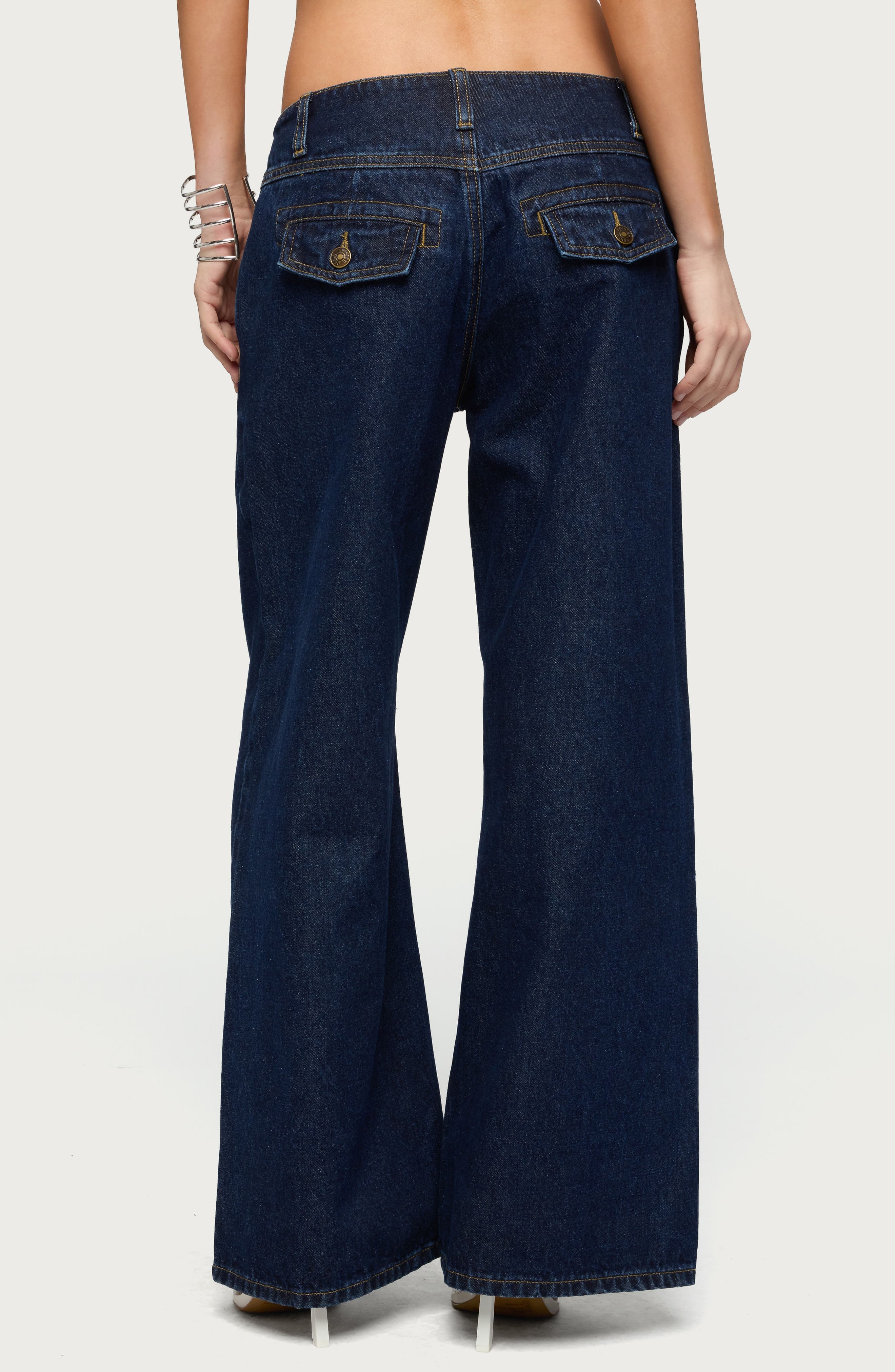 Meredith Low Rise Wide Leg Jeans - image 2