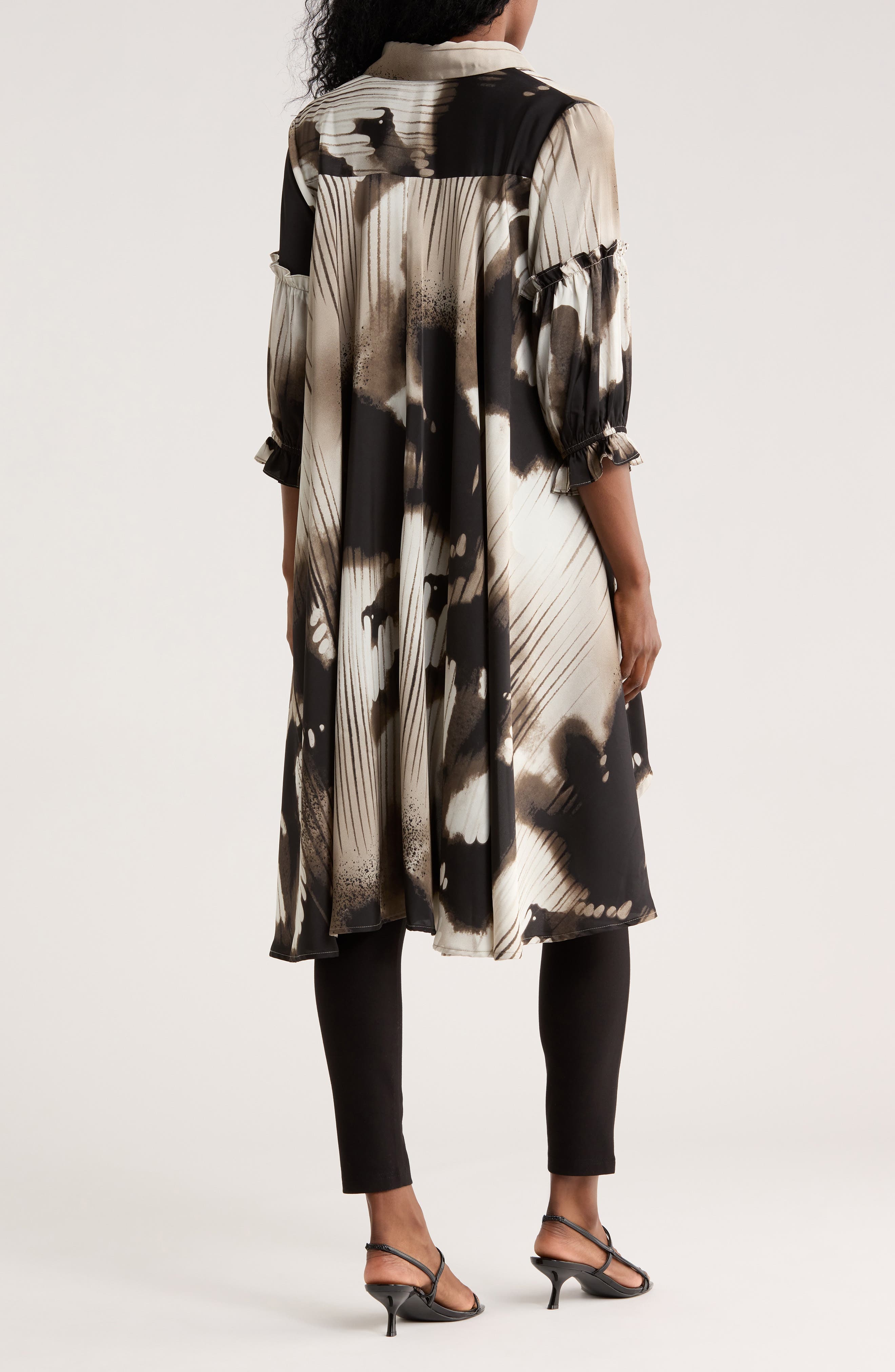 Three-Quarter Sleeve High-Low Top - image 2