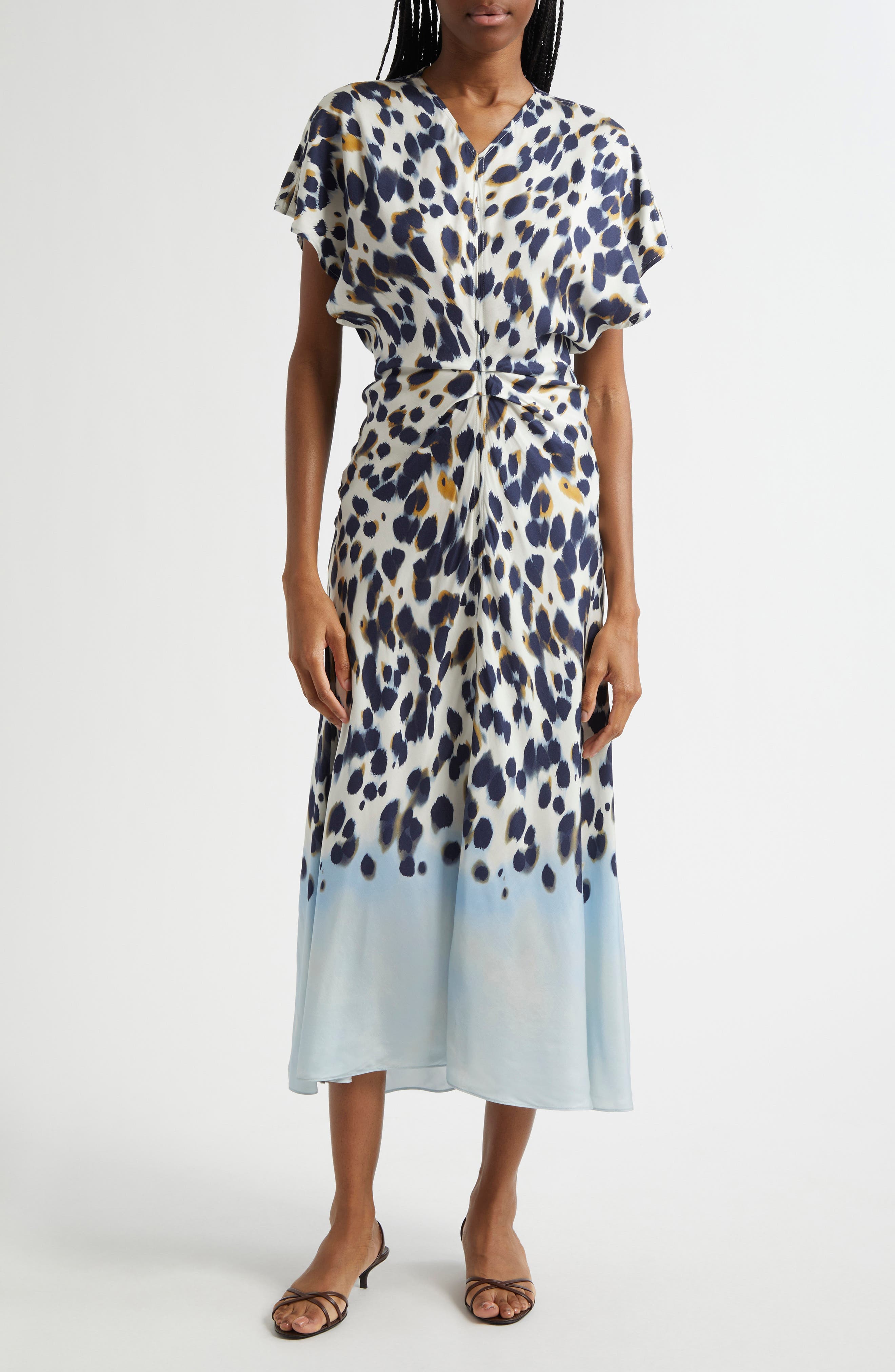 Rem Dot Print A-Line Dress - image 1