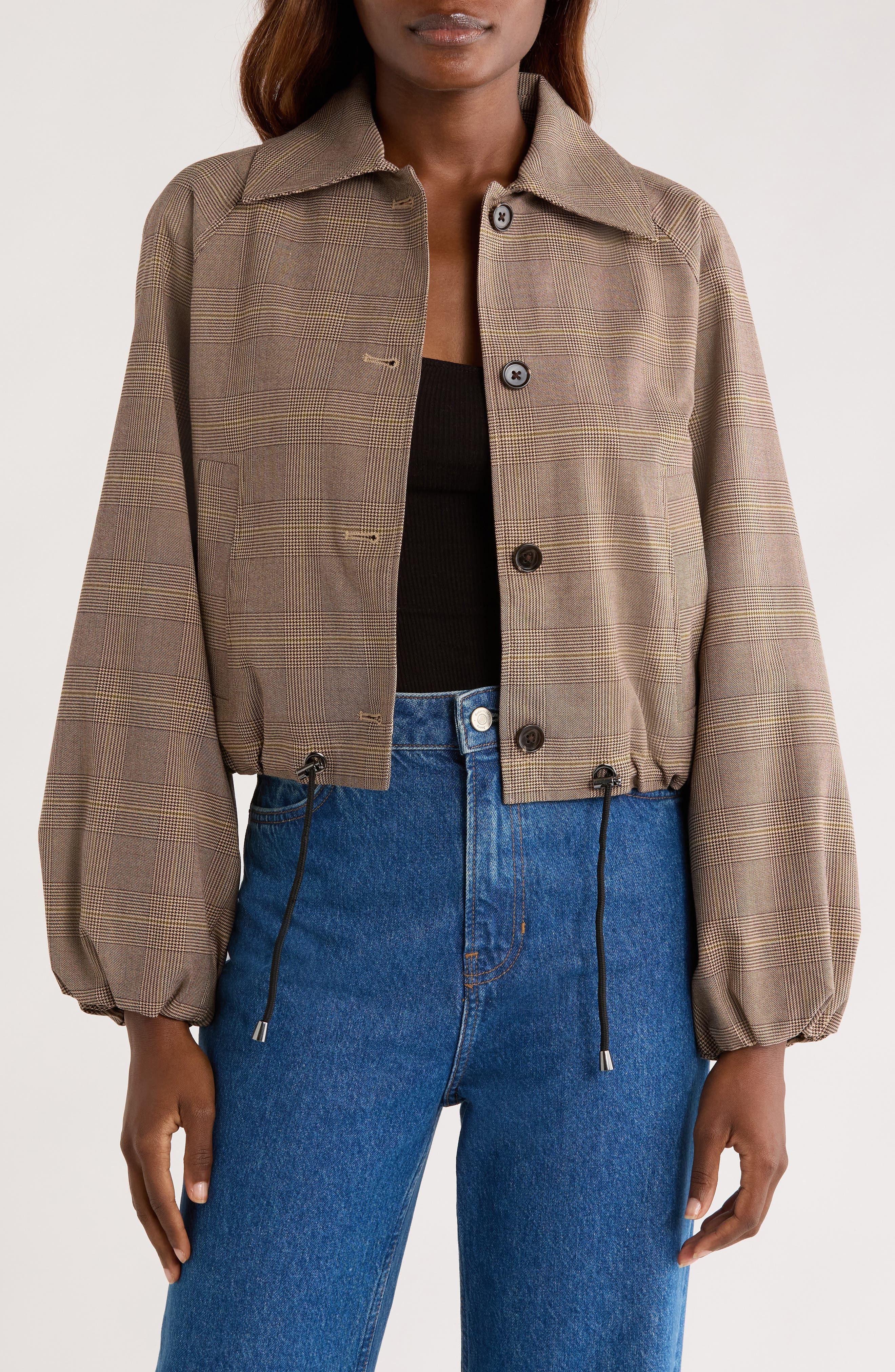 North Plaid Bomber Jacket - image 1