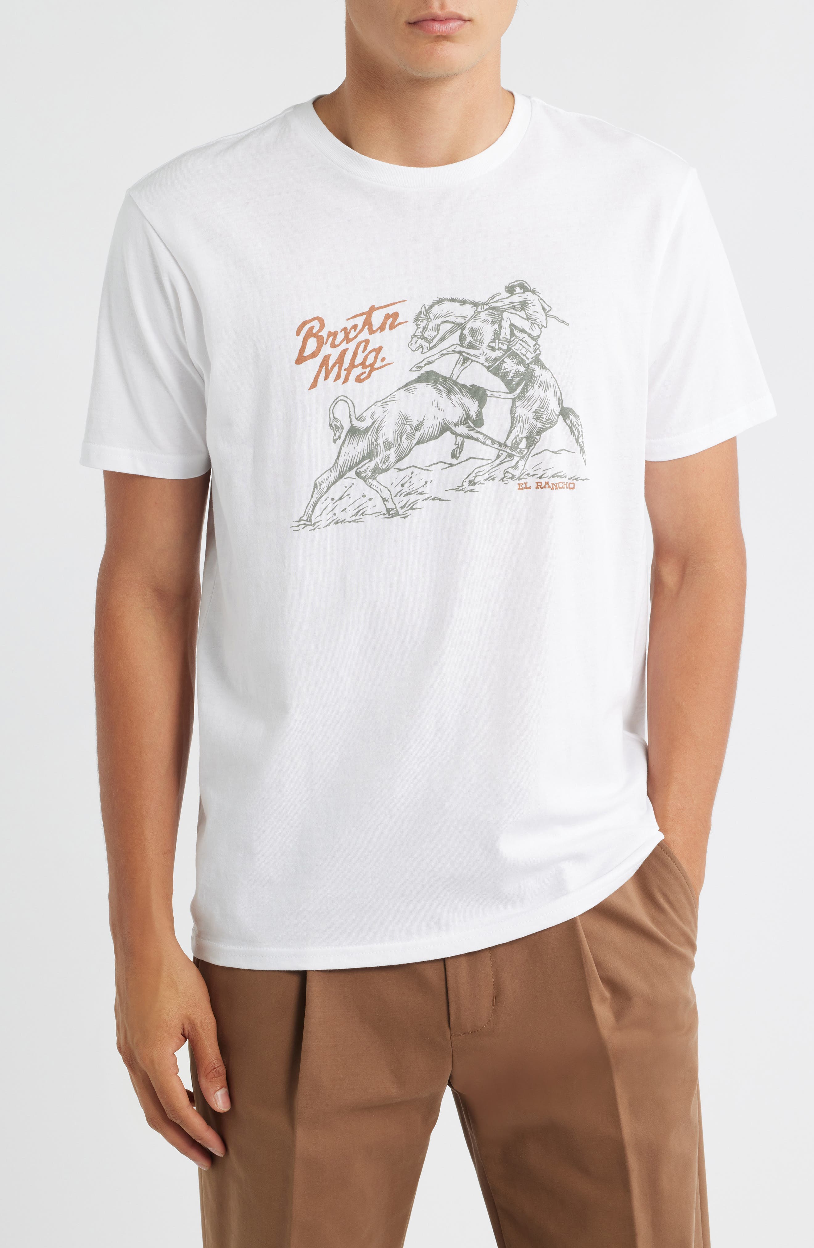 Wellston Tailored Fit Cotton Graphic T-Shirt - image 1