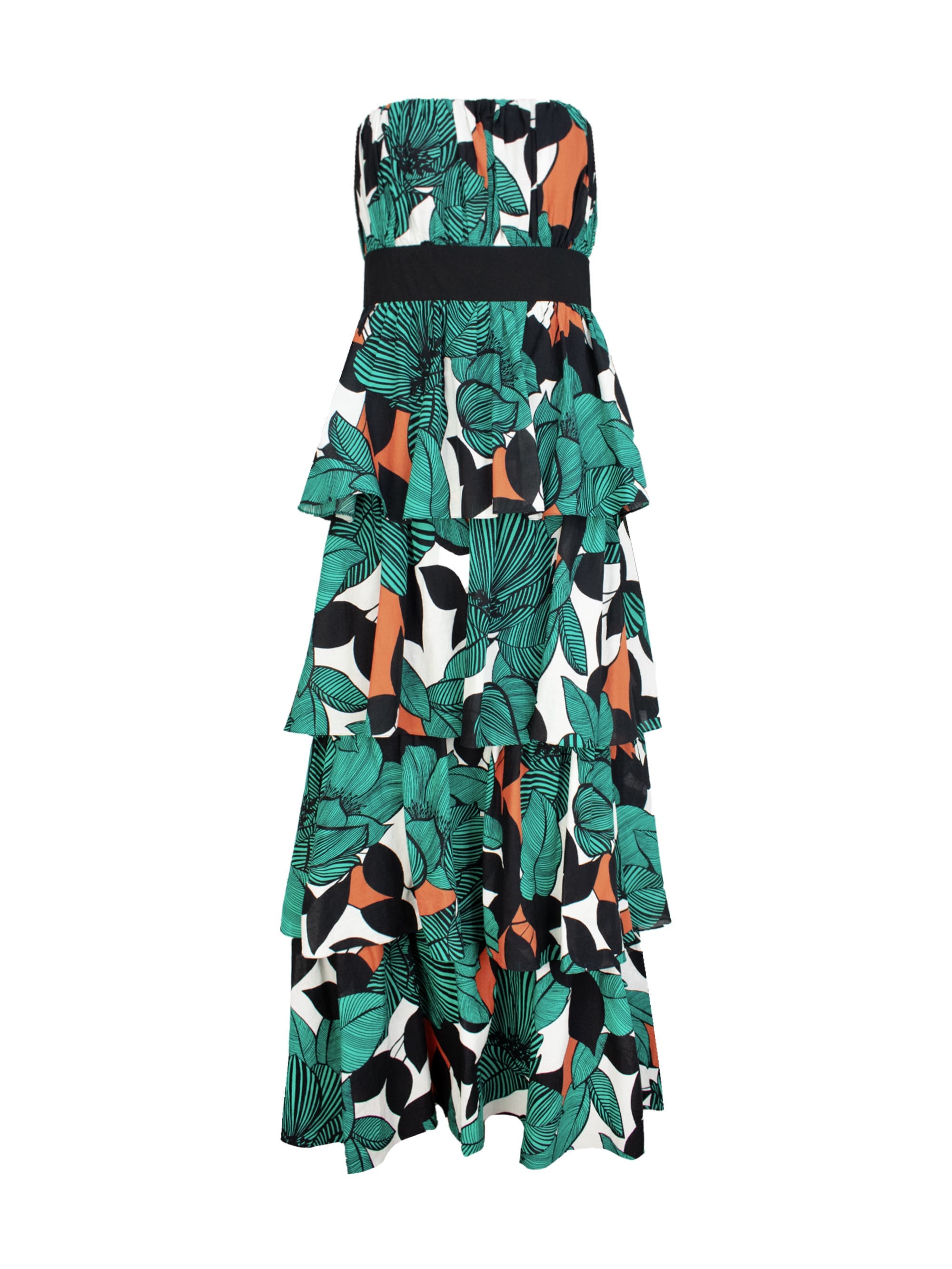 Claudia Print Tiered Dress - image 2