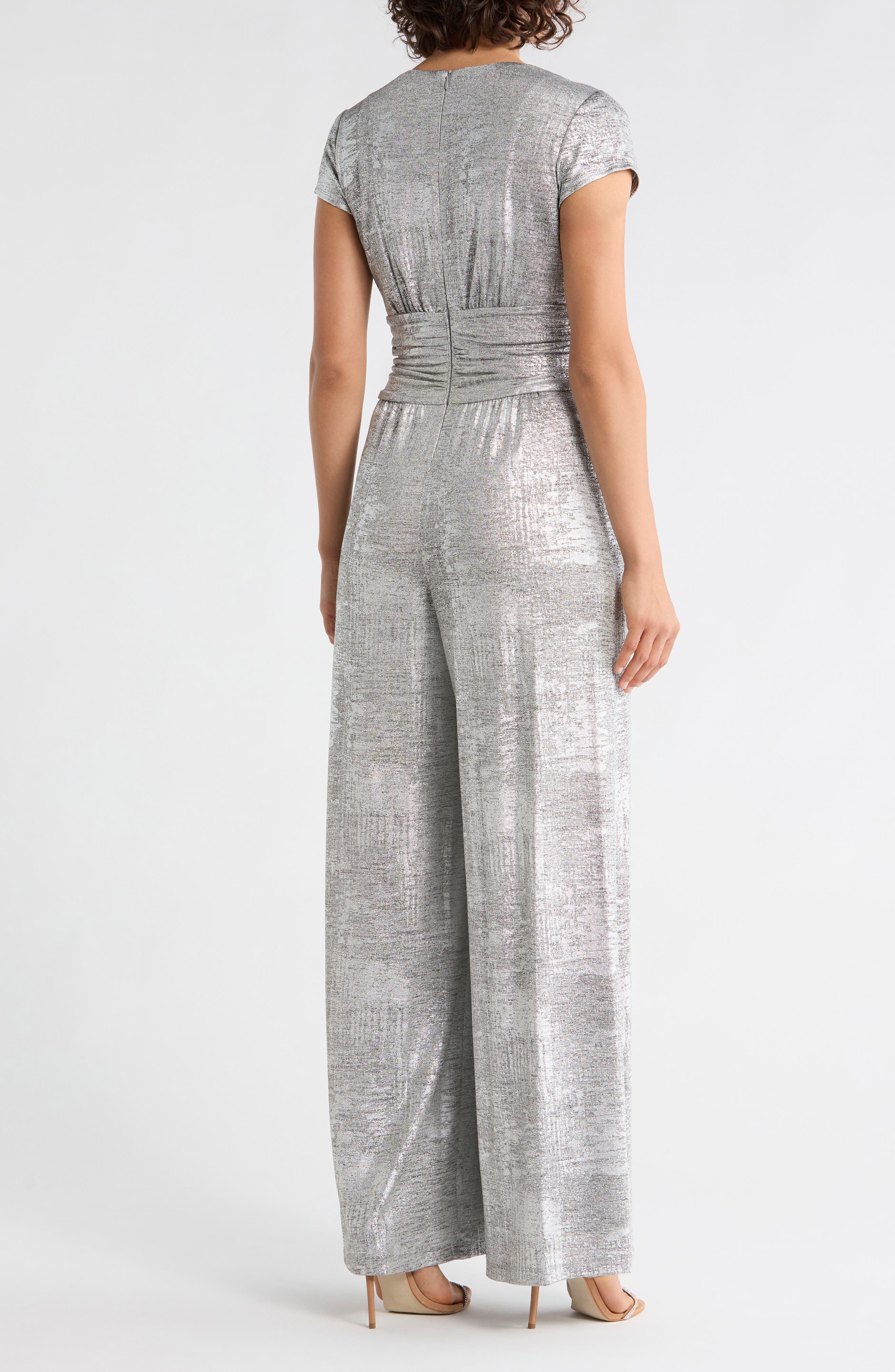 Twist Front Foil Jumpsuit - image 2