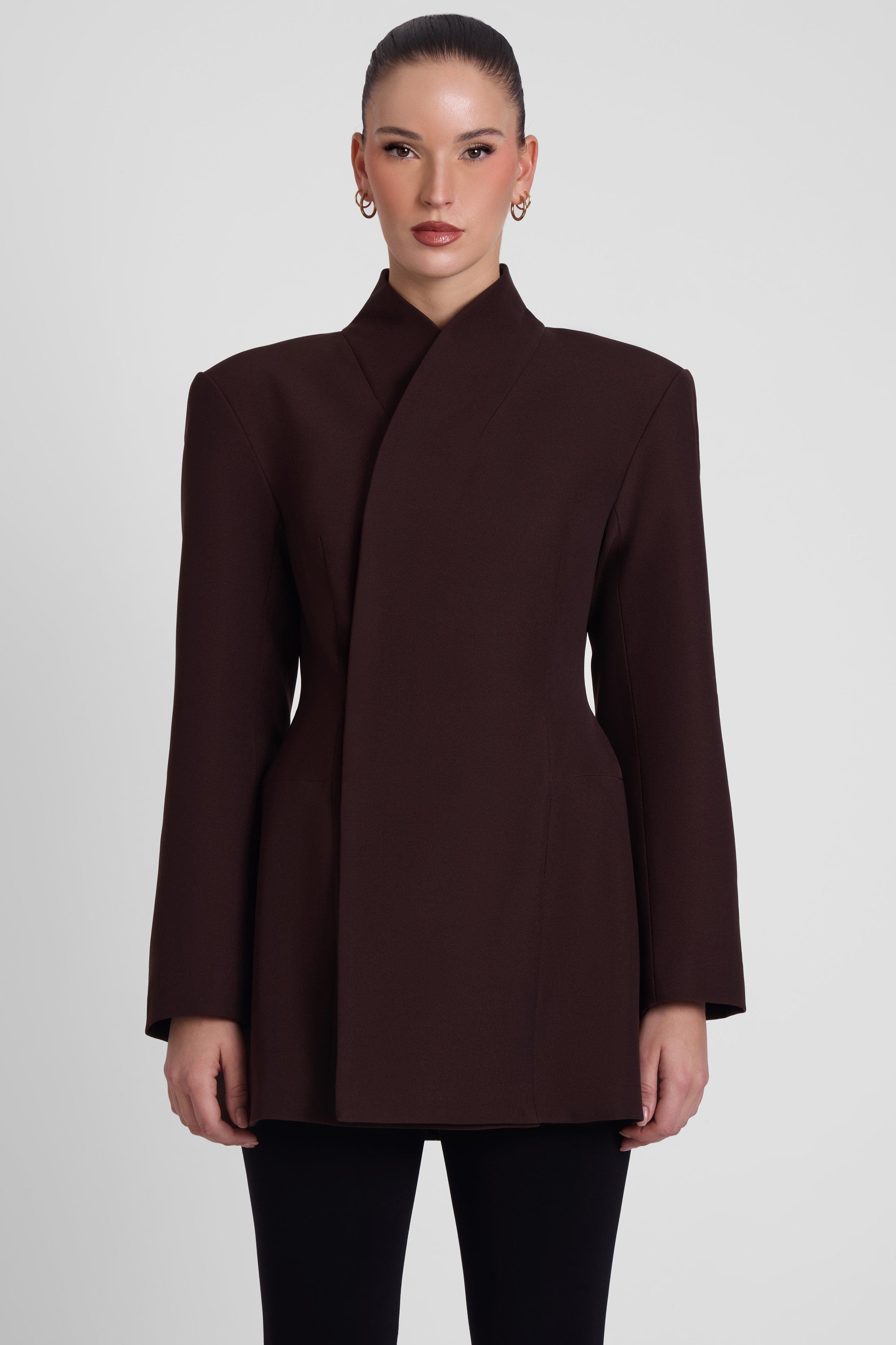 Cairo Hourglass Belted Coat - image 3