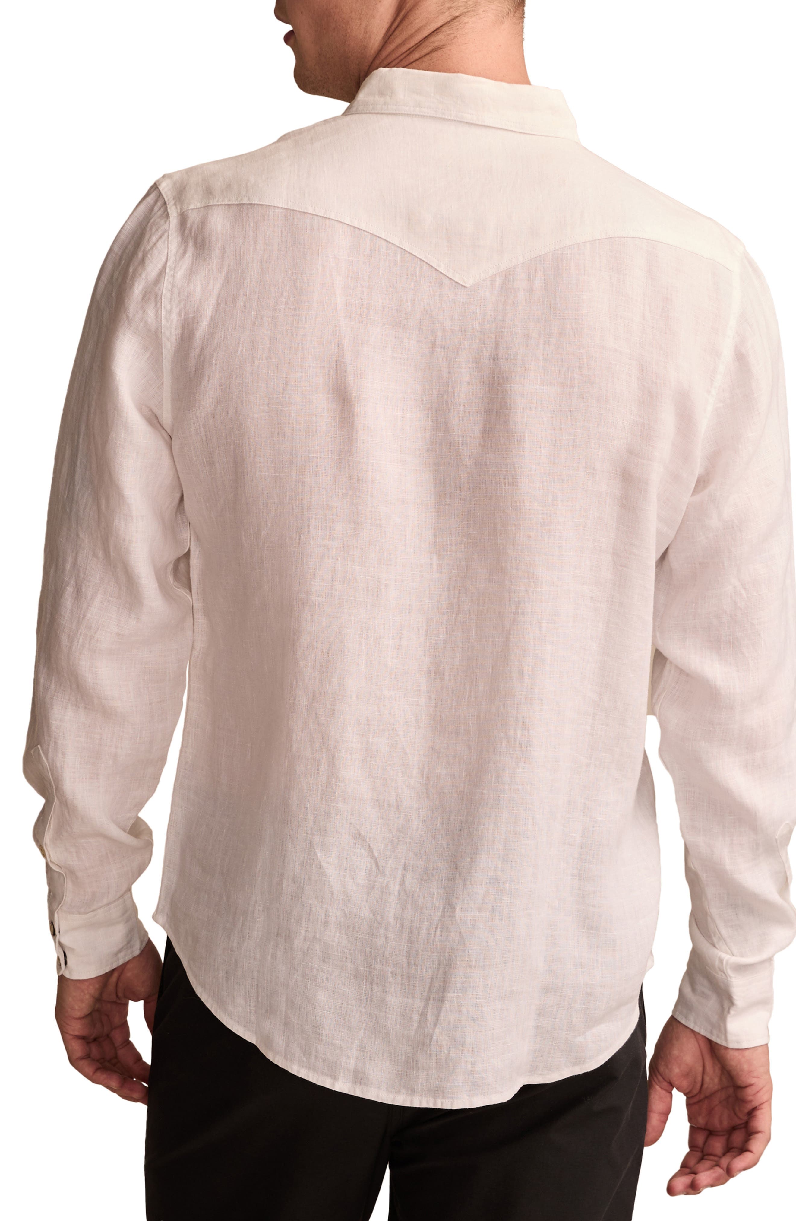Masa Linen Snap Front Shirt - image 2
