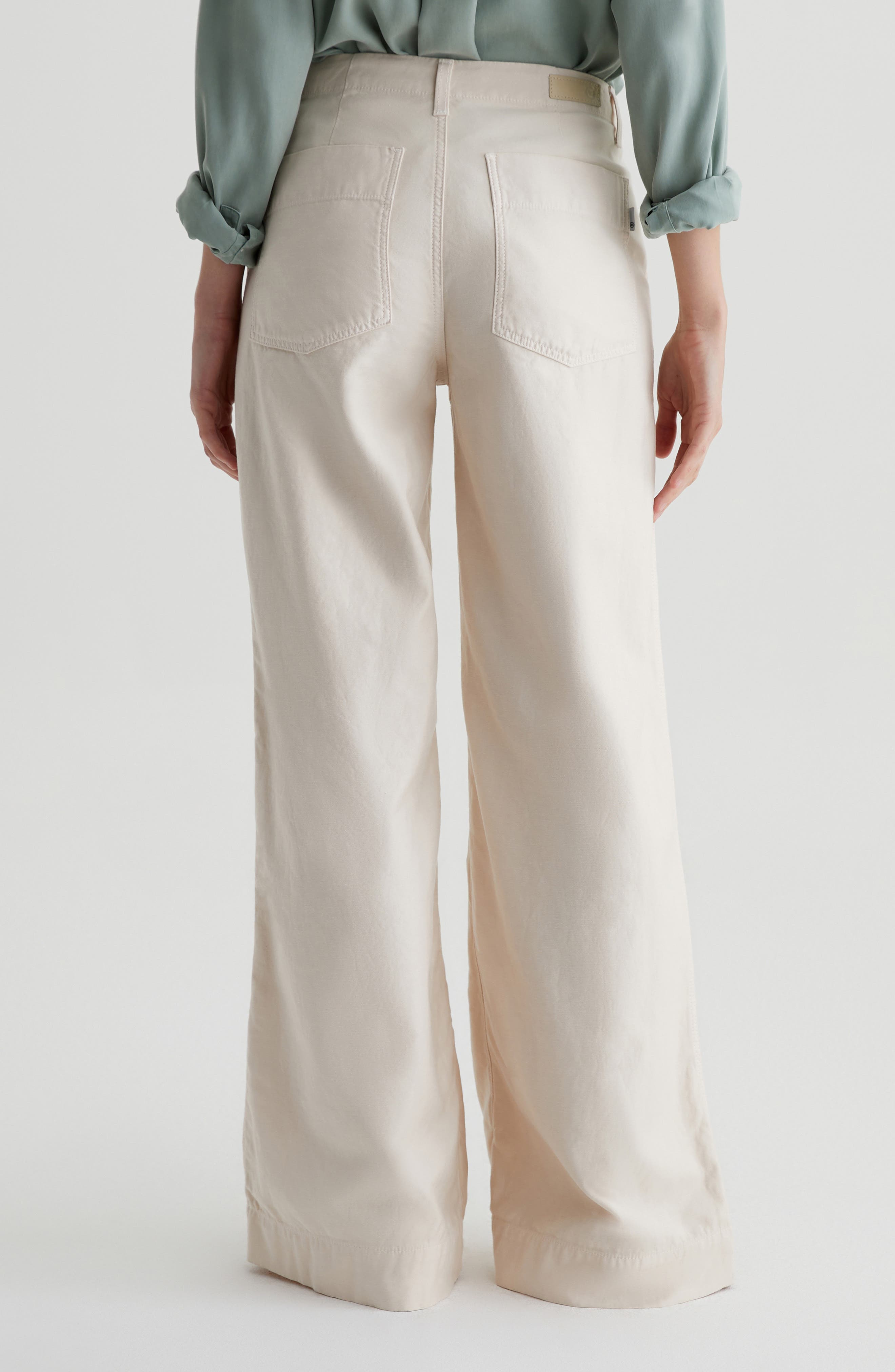 Laurent Twill Wide Leg Pants - image 2