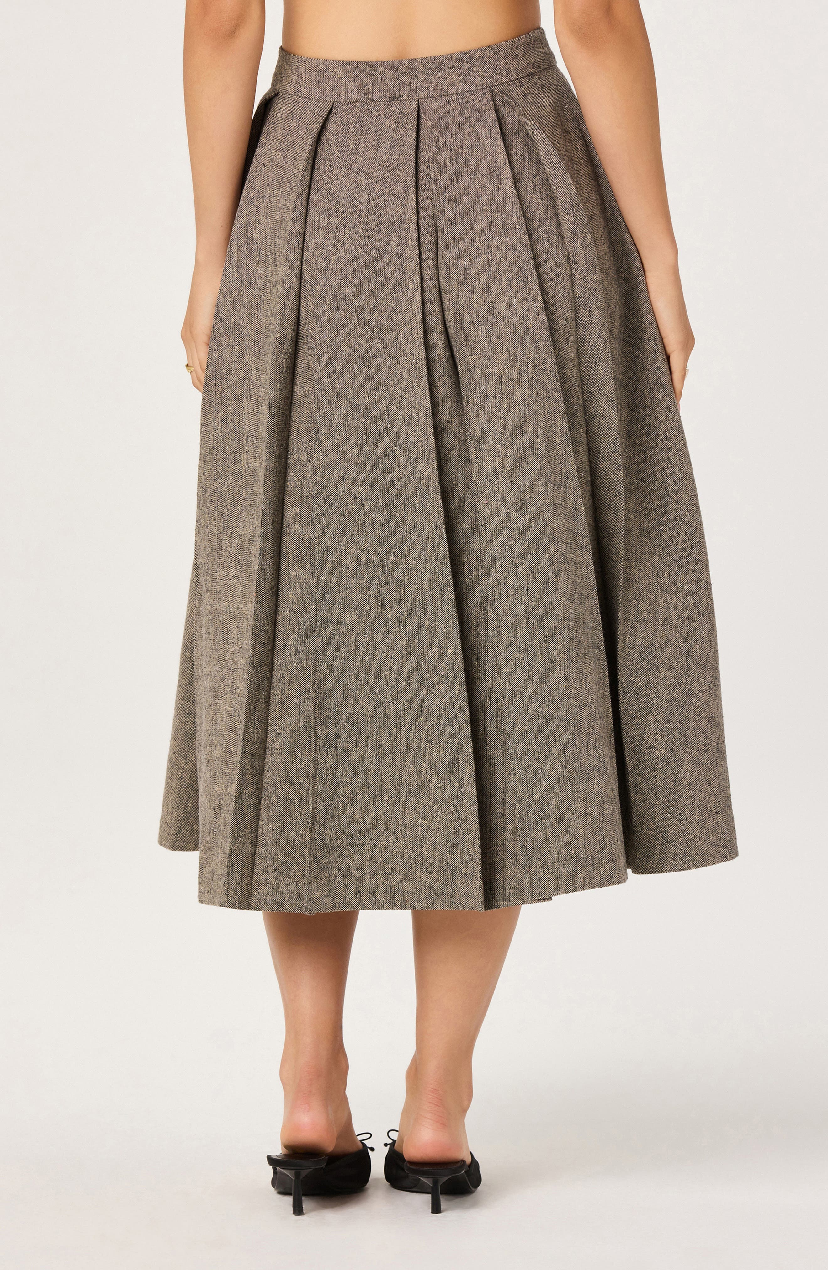 Pleated Midi Skirt - image 2