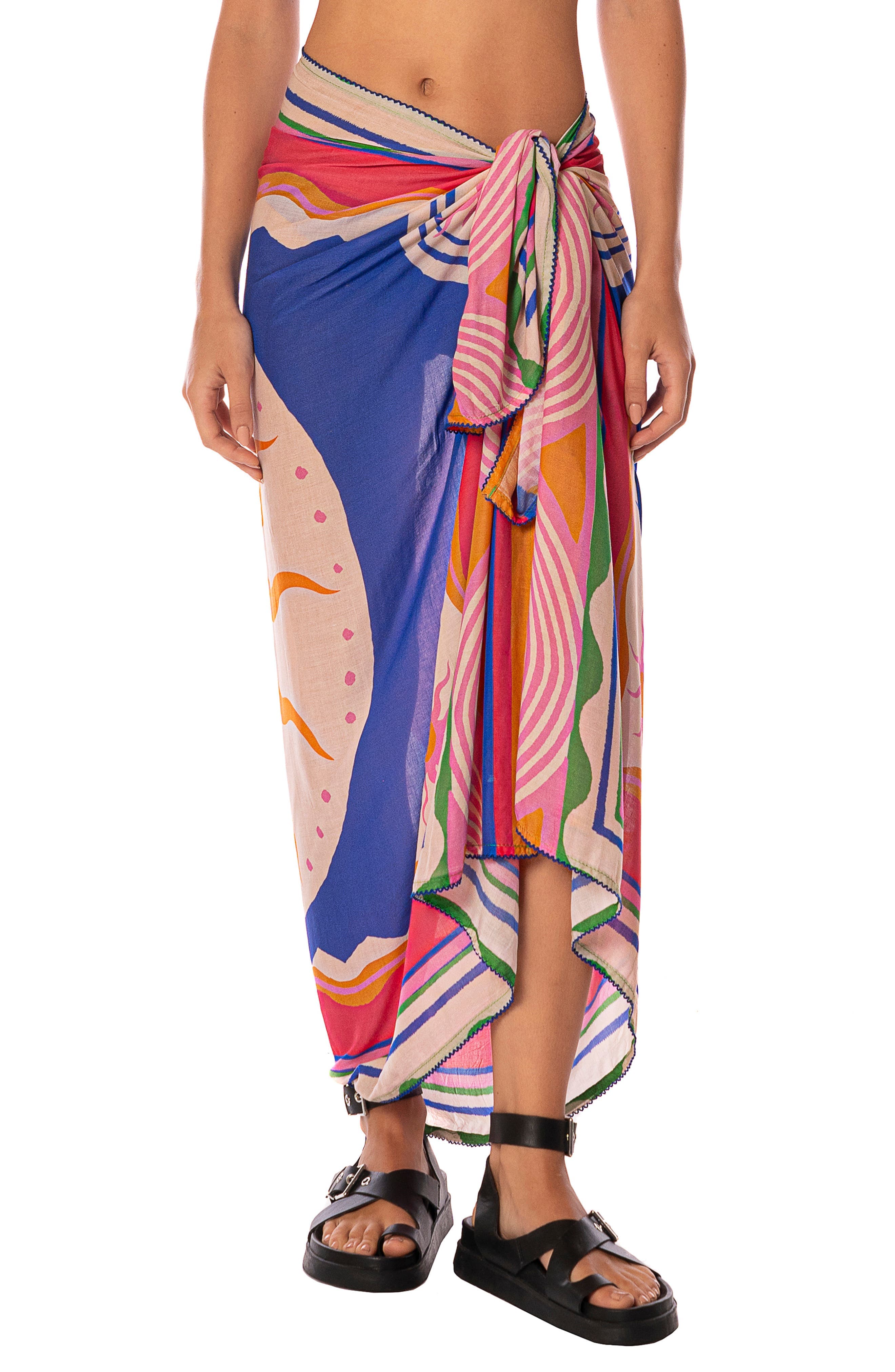 Sunlit Bloom Isla Cover-Up Pareo - image 1