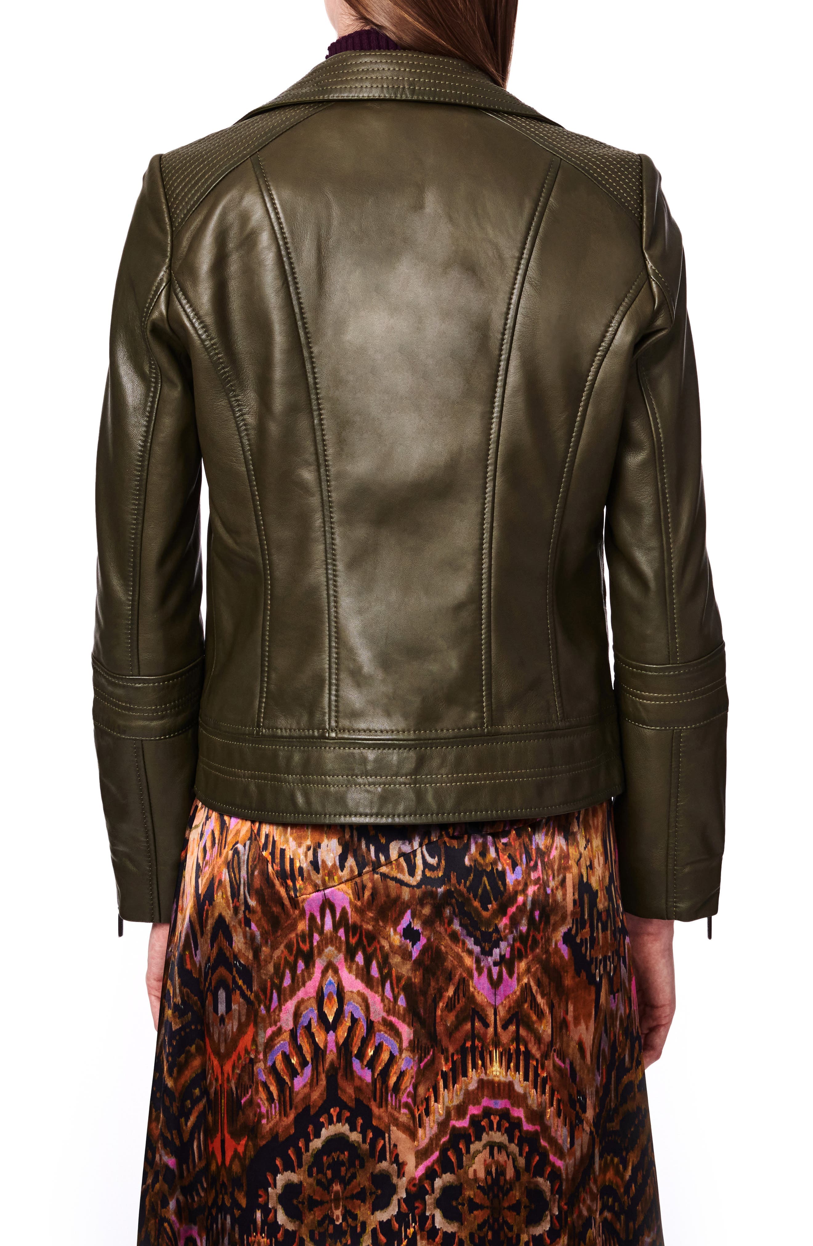 Leather Moto Jacket - image 2