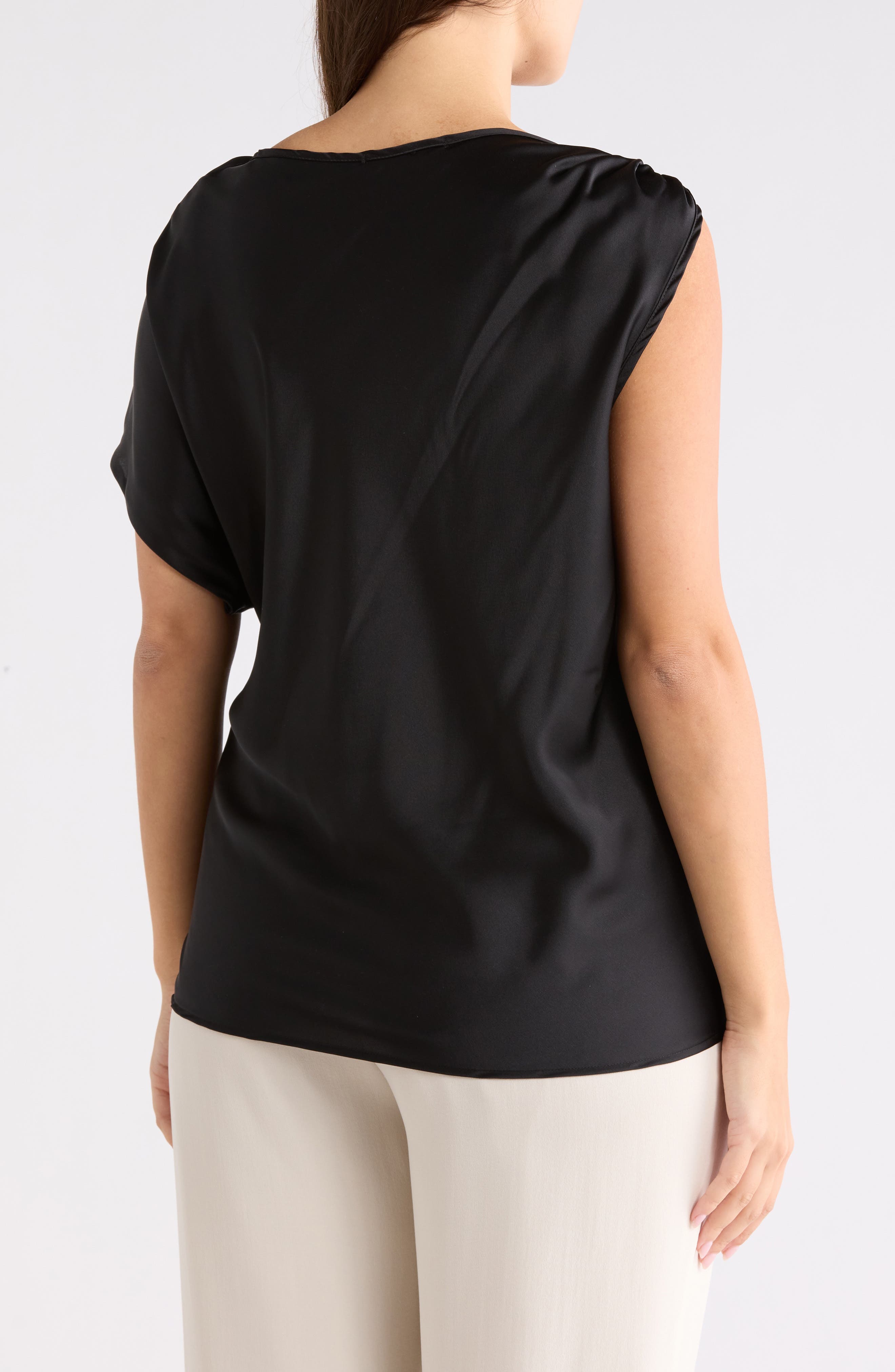 Asymmetric Satin Top - image 2