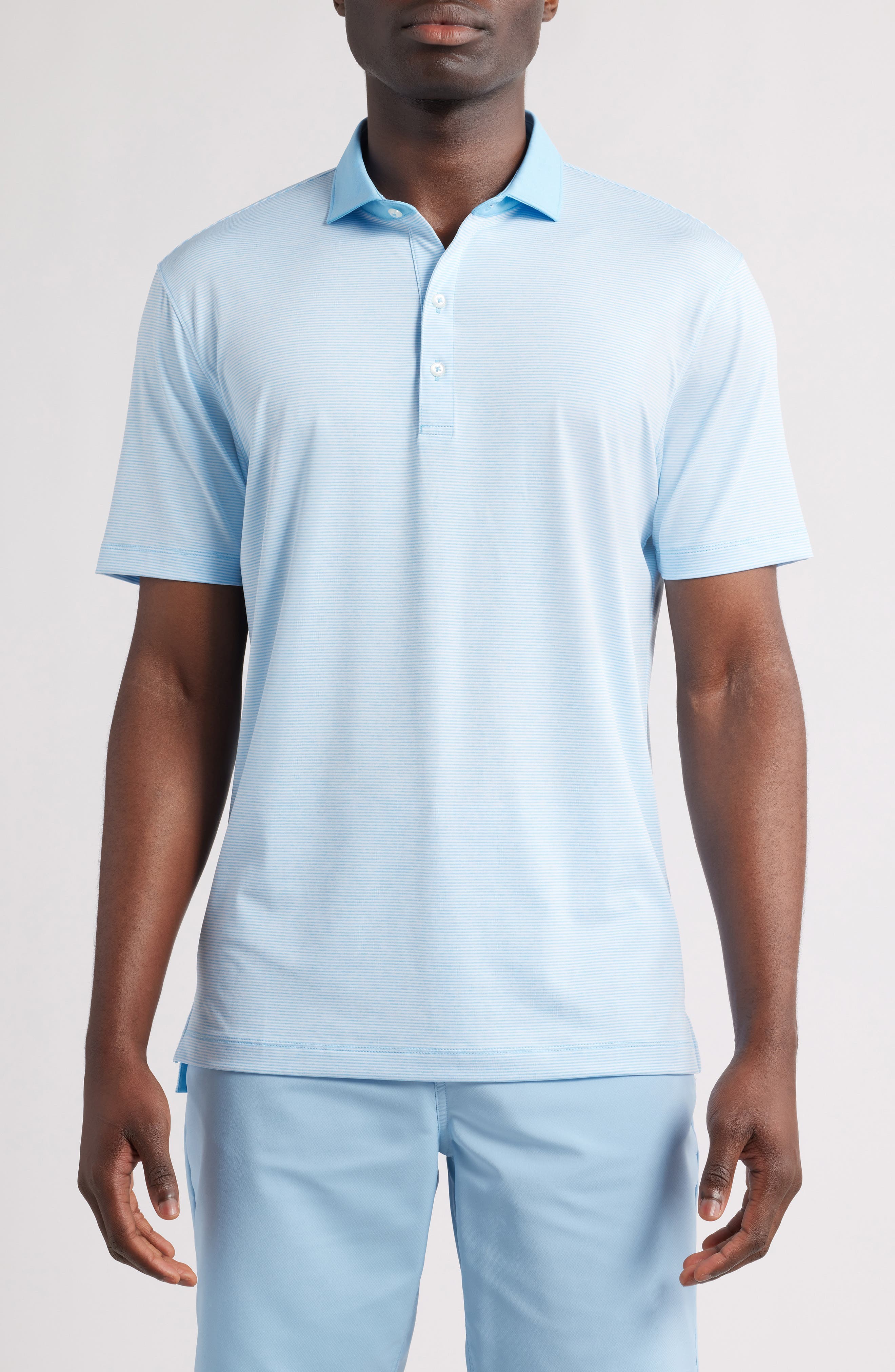 Reagan Stripe PREP-FORMANCE Golf Polo - image 1