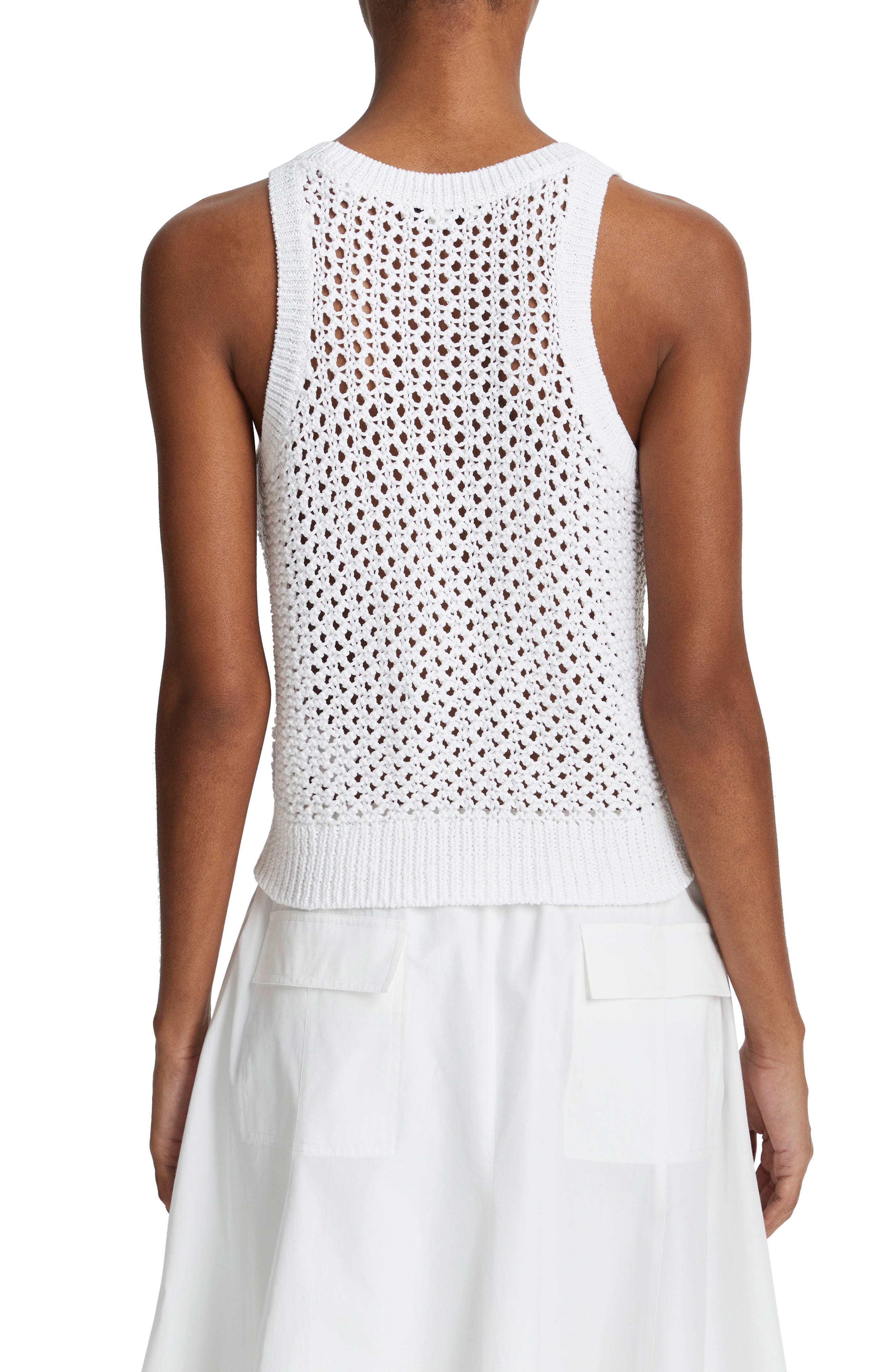 Open Stitch Organic Cotton Sweater Tank - image 2