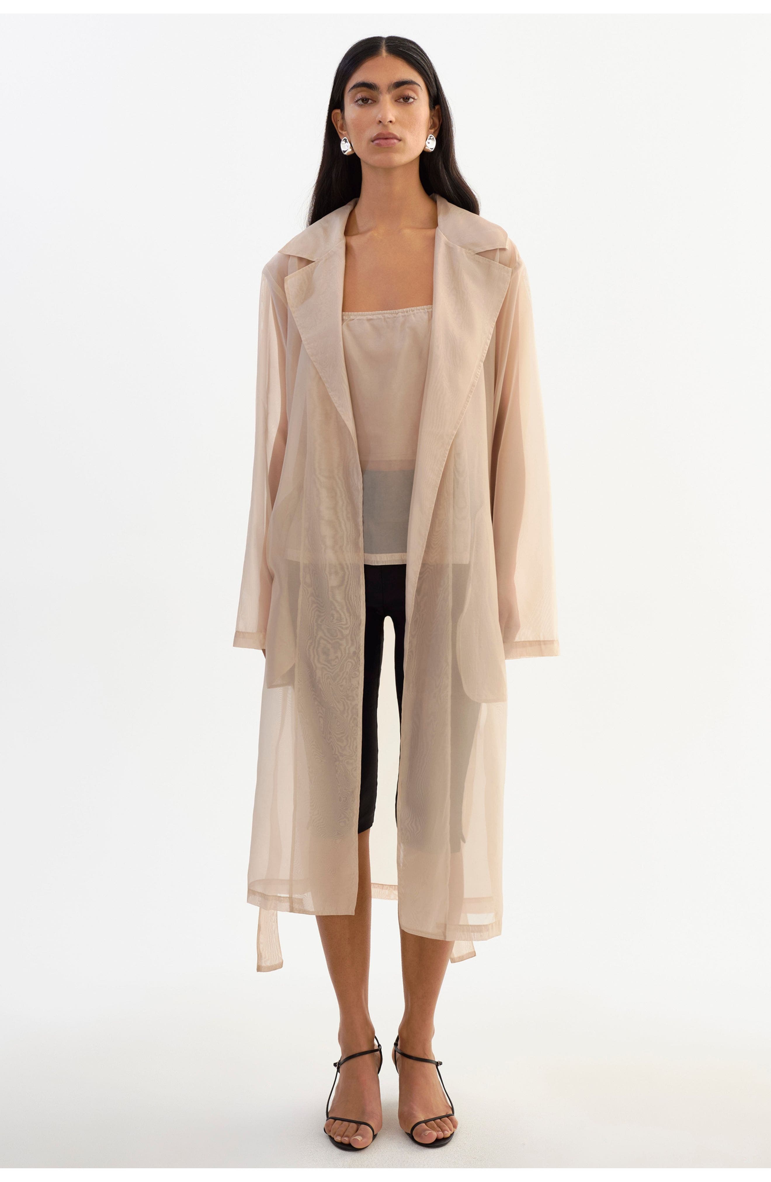 Talise | Long Sheer Coat - image 2