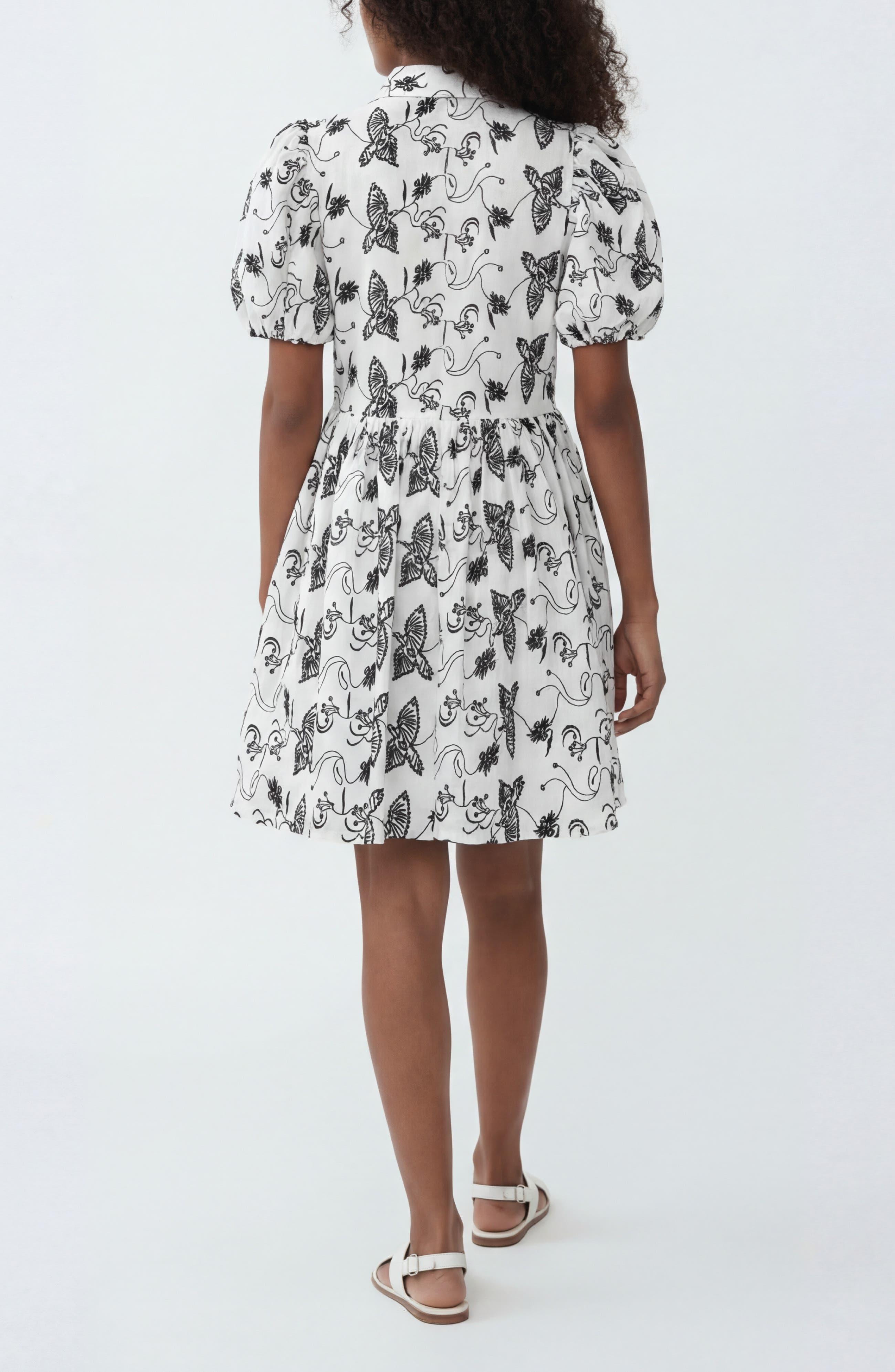 The Sundown Print Puff Sleeve Dress - image 2