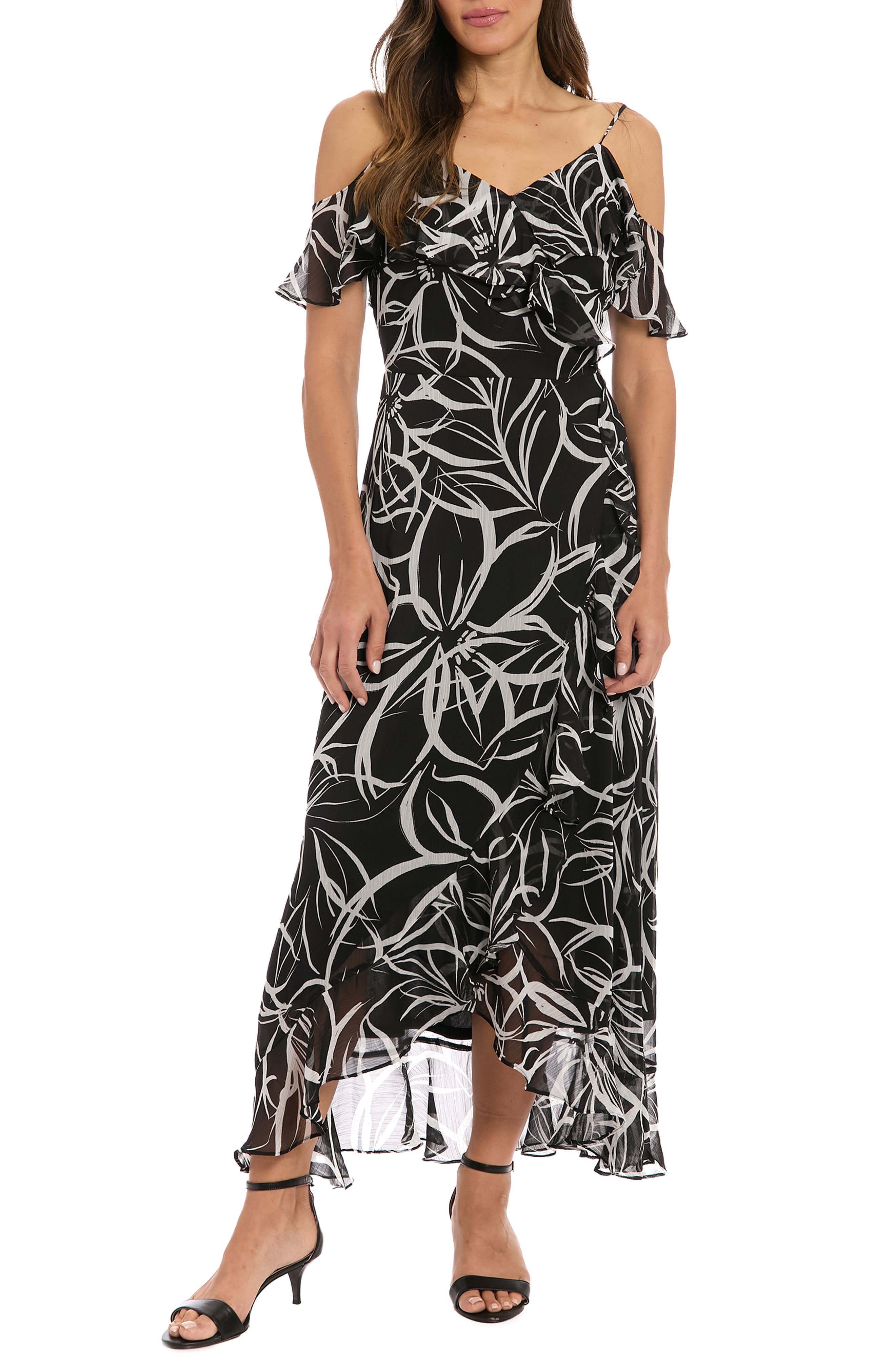 Yoryu Cold Shoulder Maxi Dress - image 1
