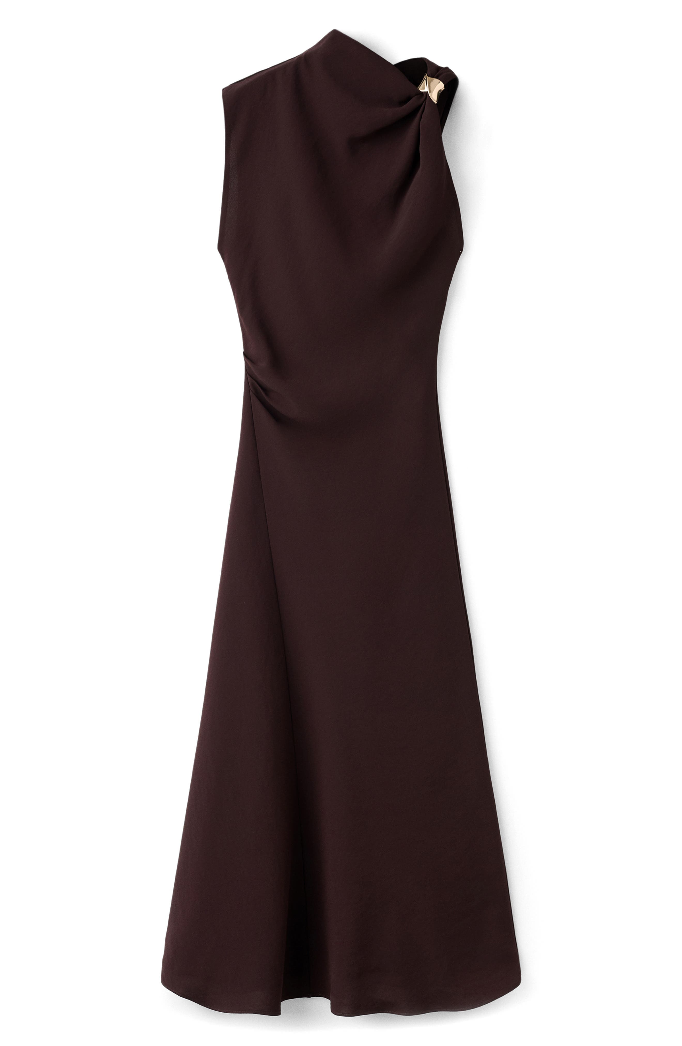 Asymmetric Neck Dress - image 1