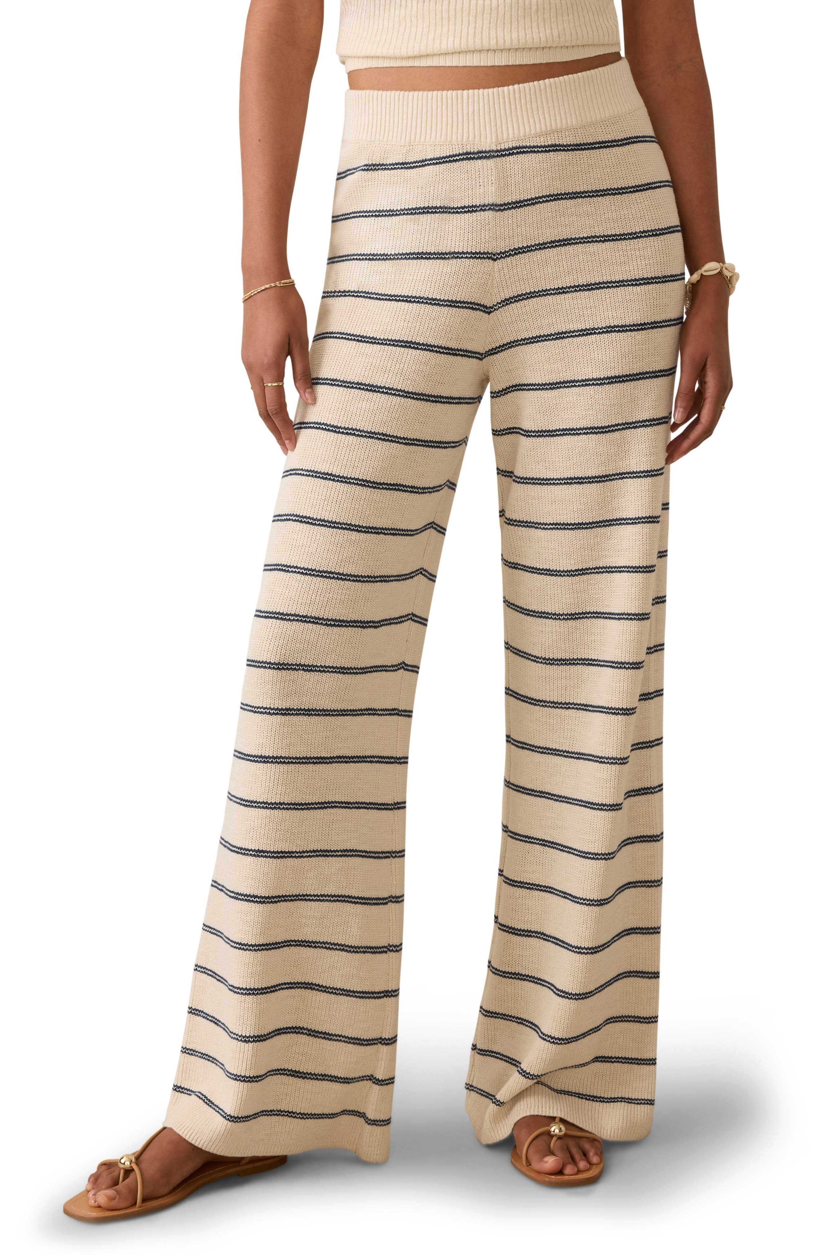 Miramar Linen Blend Sweater Pants - image 1