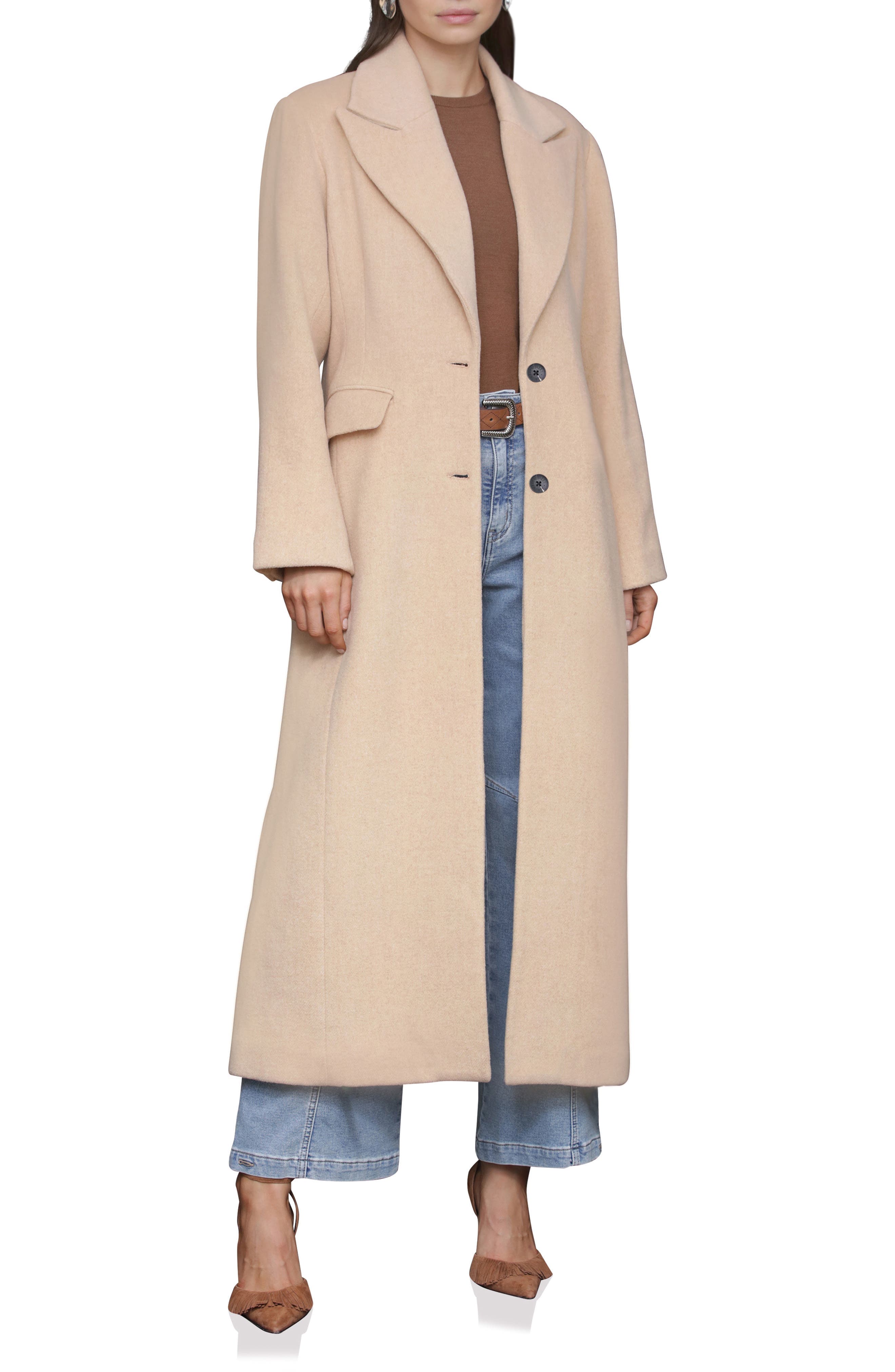 Strong Shoulder Hourglass Single Breasted Coat - image 1