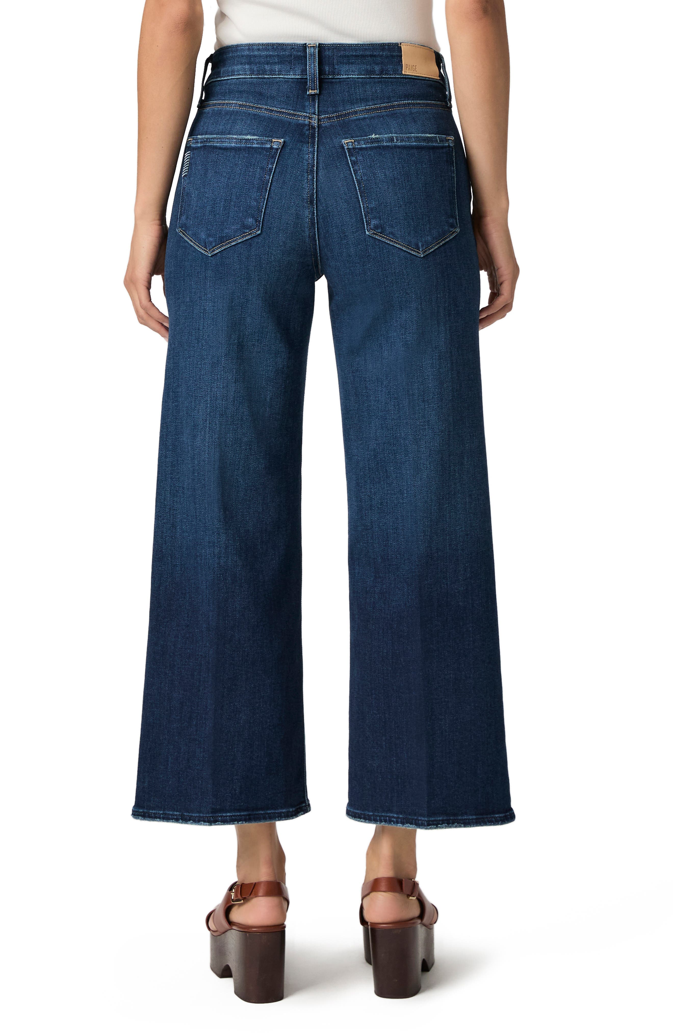 Anessa High Waist Ankle Wide Leg Jeans - image 2