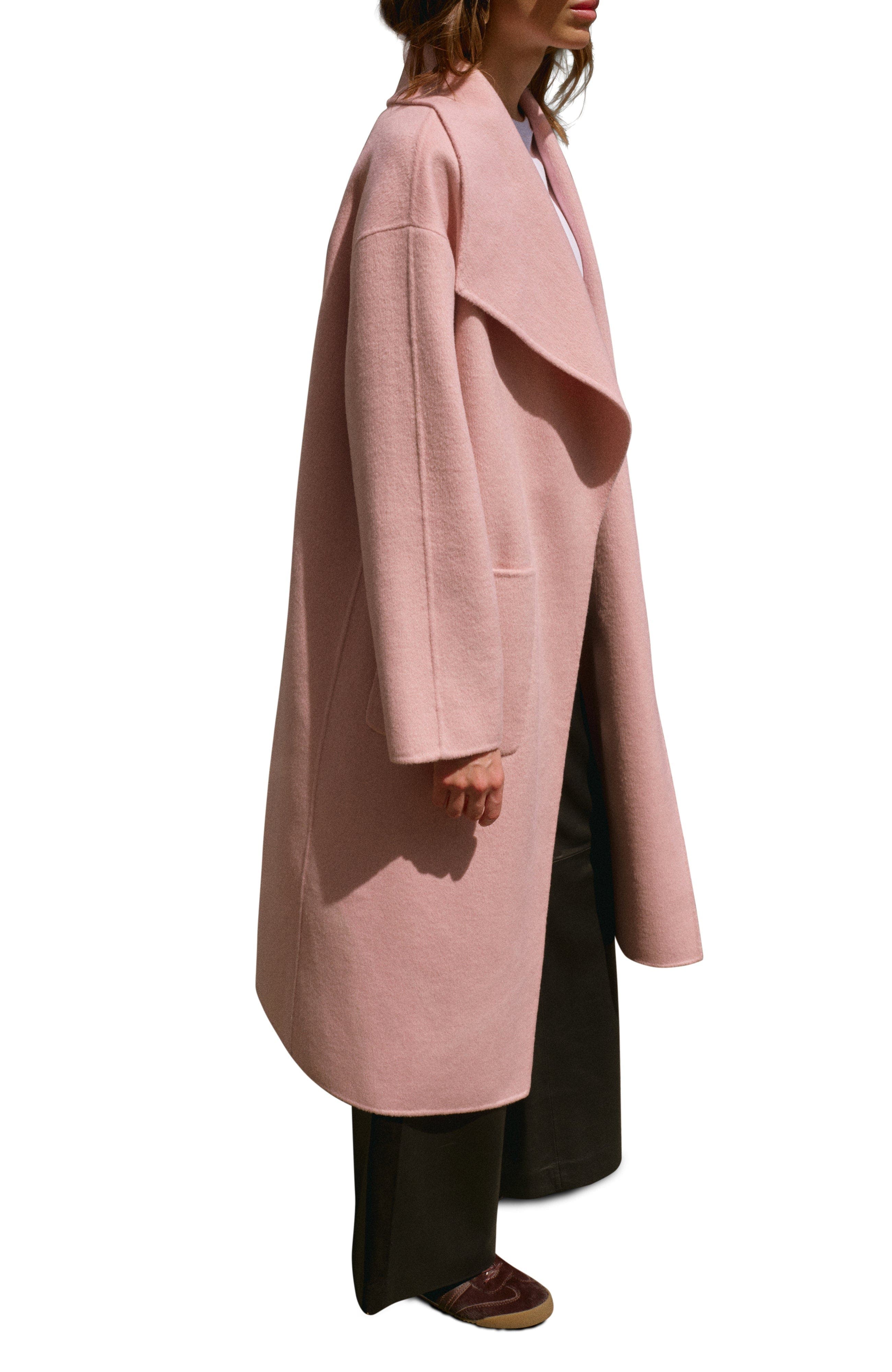 Wool Blend Hand Finished Coat - image 2