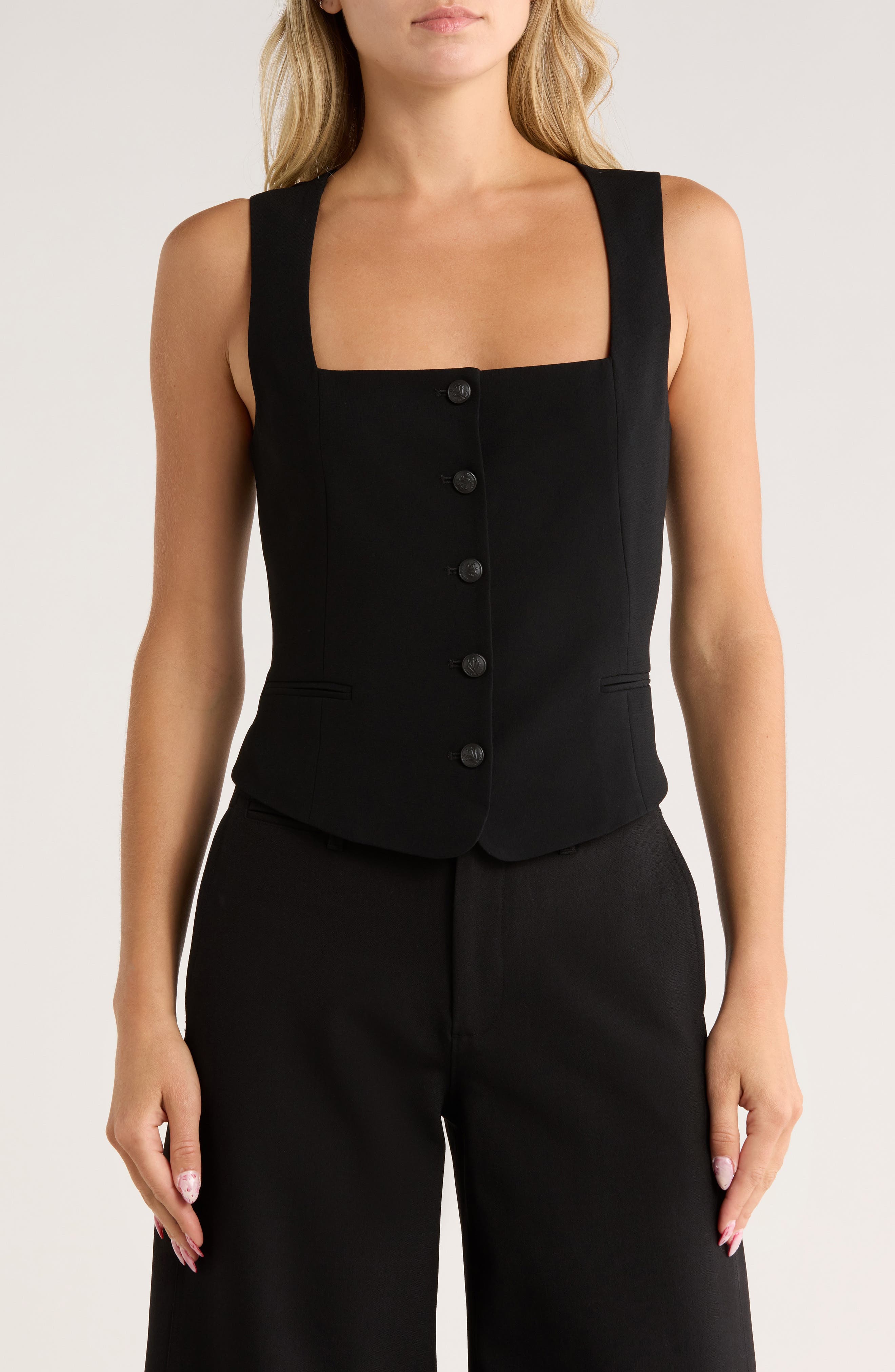 Marian Crepe Vest - image 1