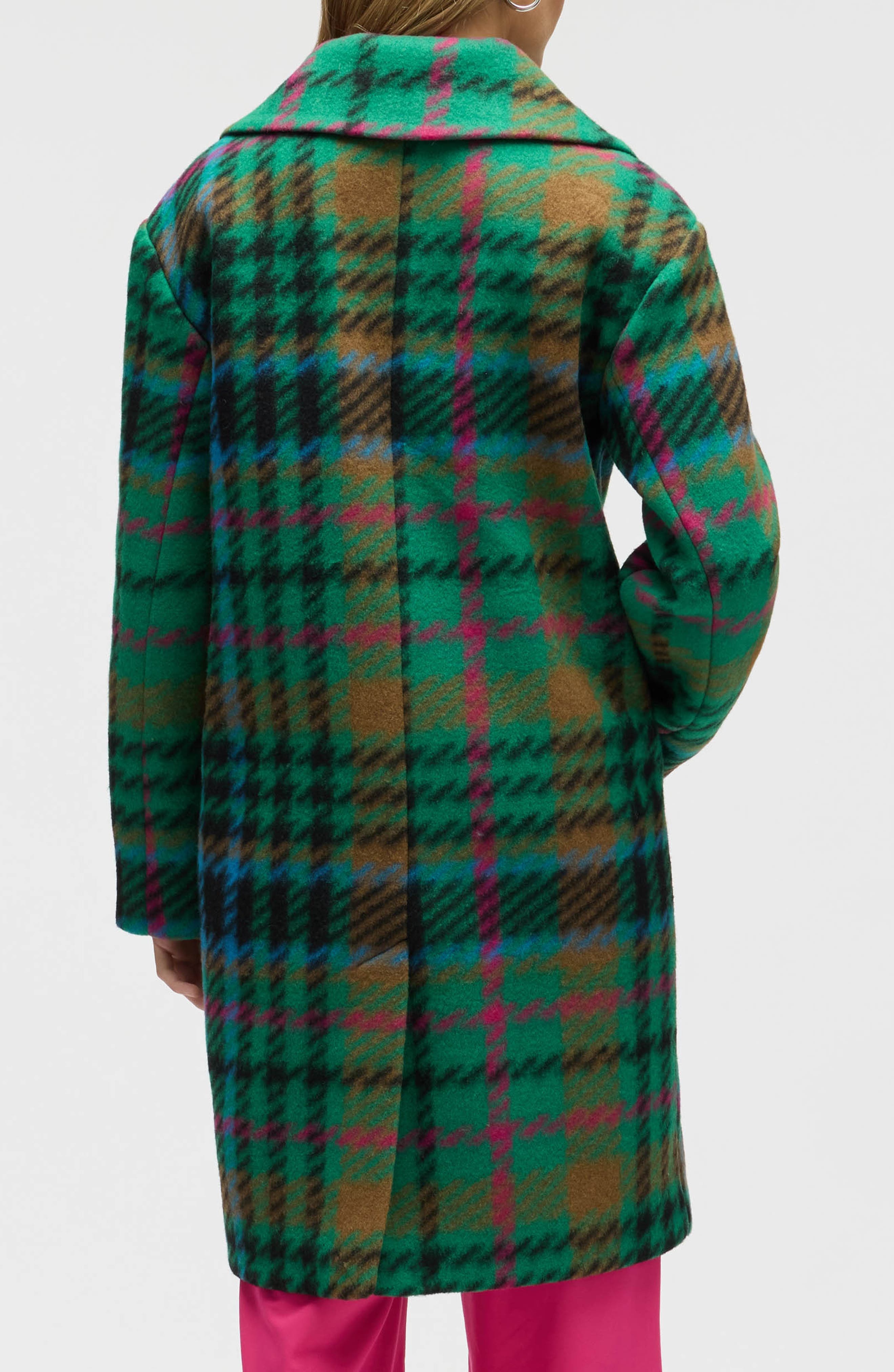 Notch Lapel Felted Coat - image 2