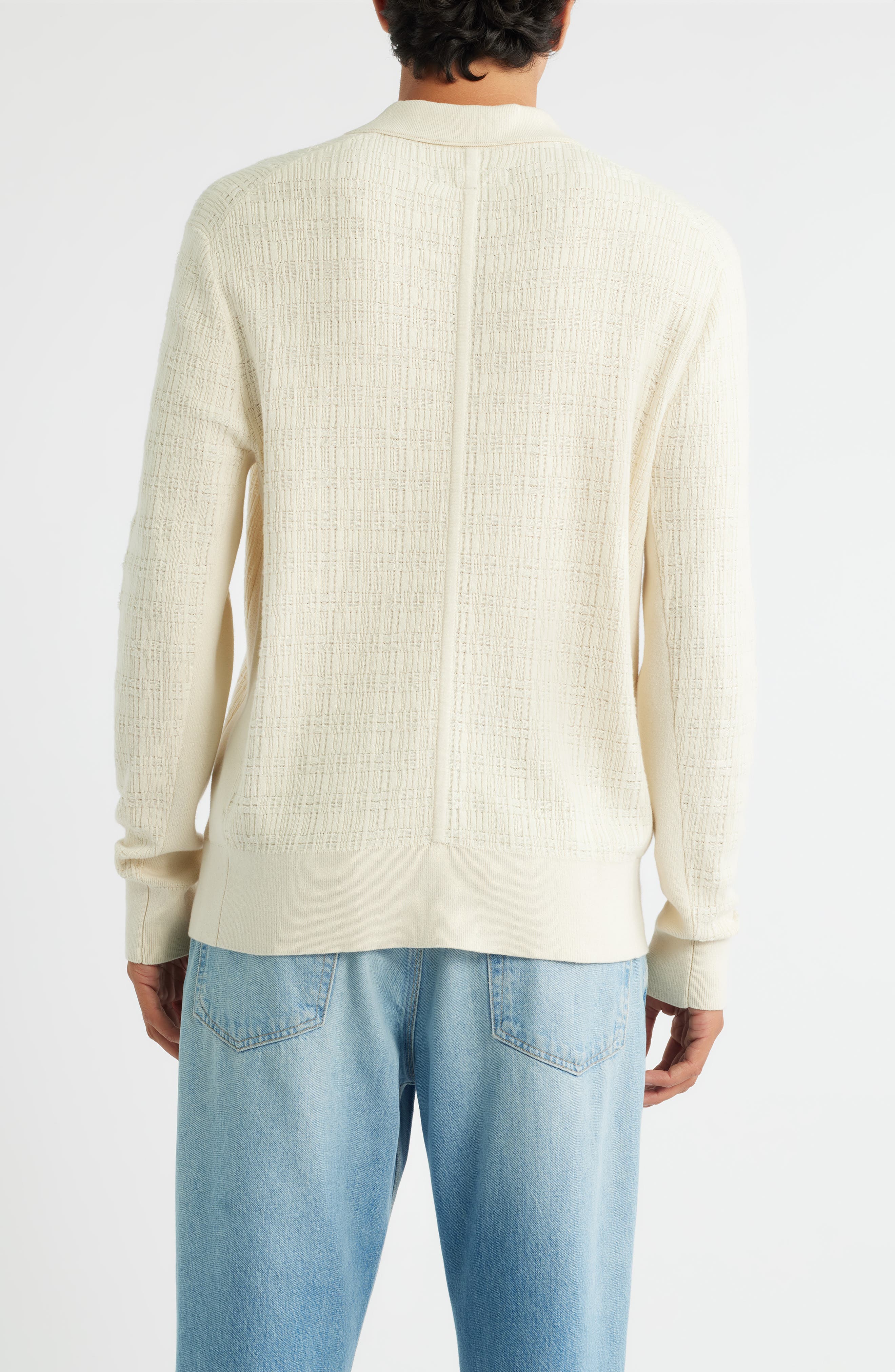 Harvey Johnny Collar Relaxed Polo - image 4