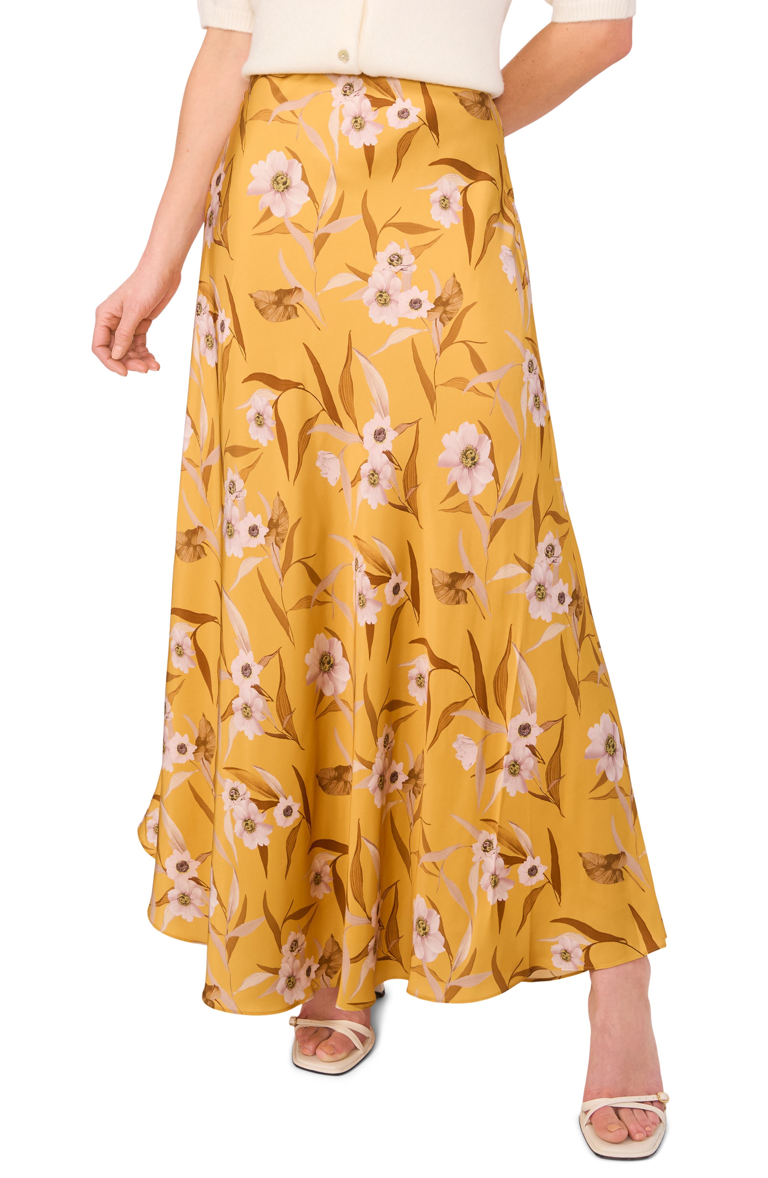 Floral Maxi Skirt - image 1
