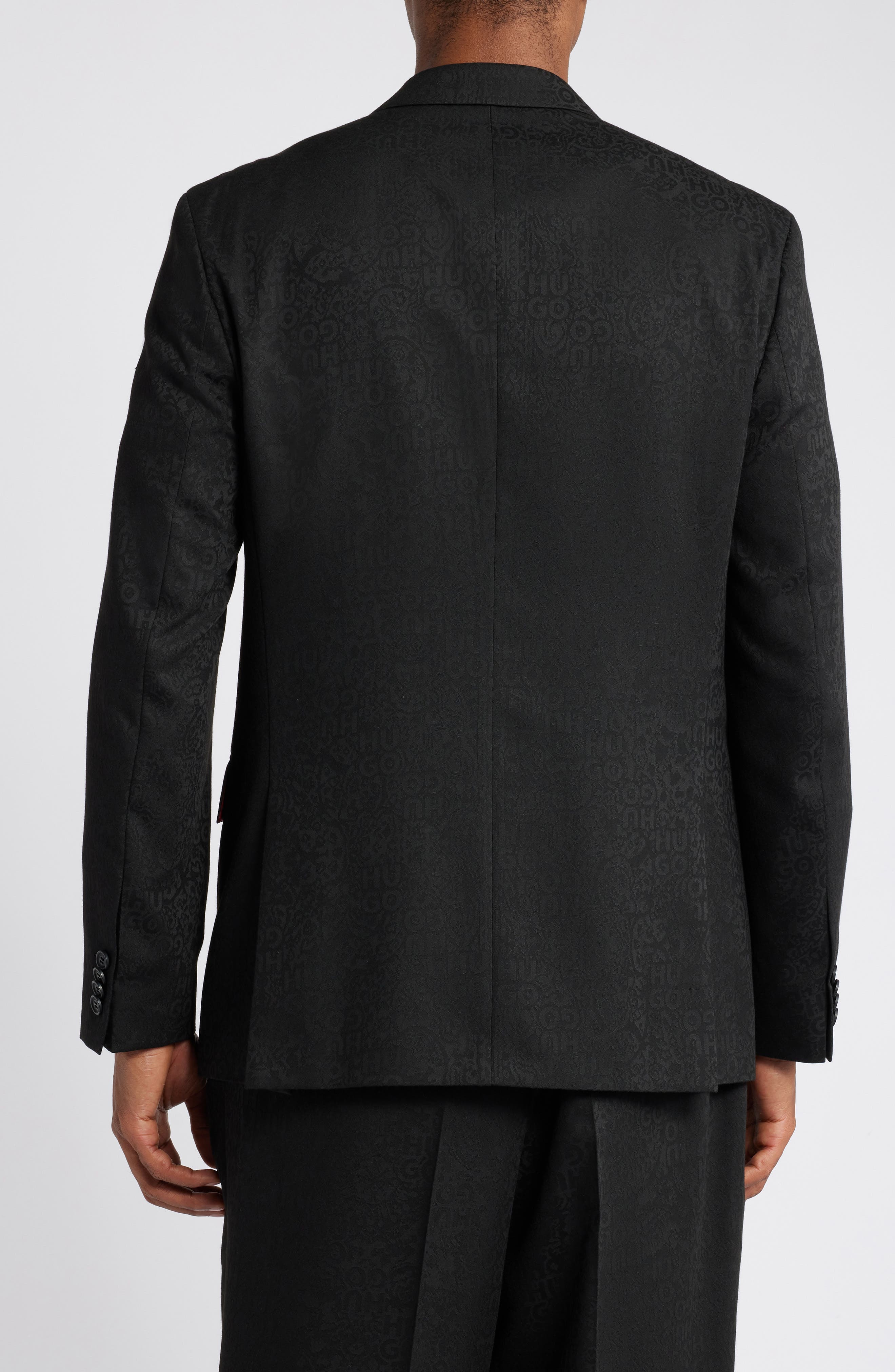 Hasan Modern Fit Logo Jacquard Sport Coat - image 2