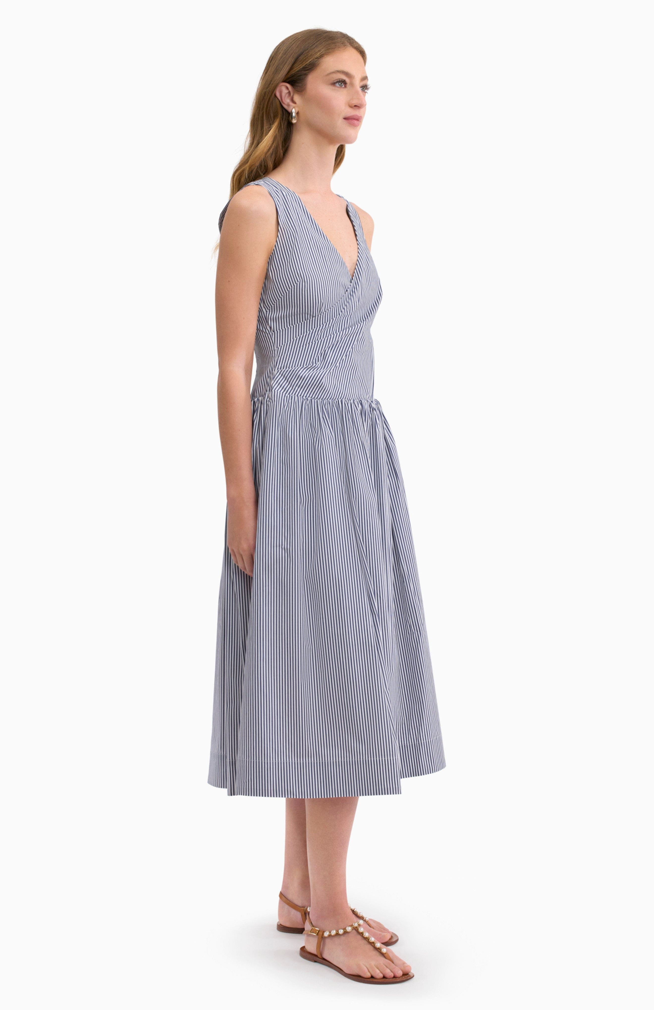 Joselene Poplin Wrap Dress - image 2