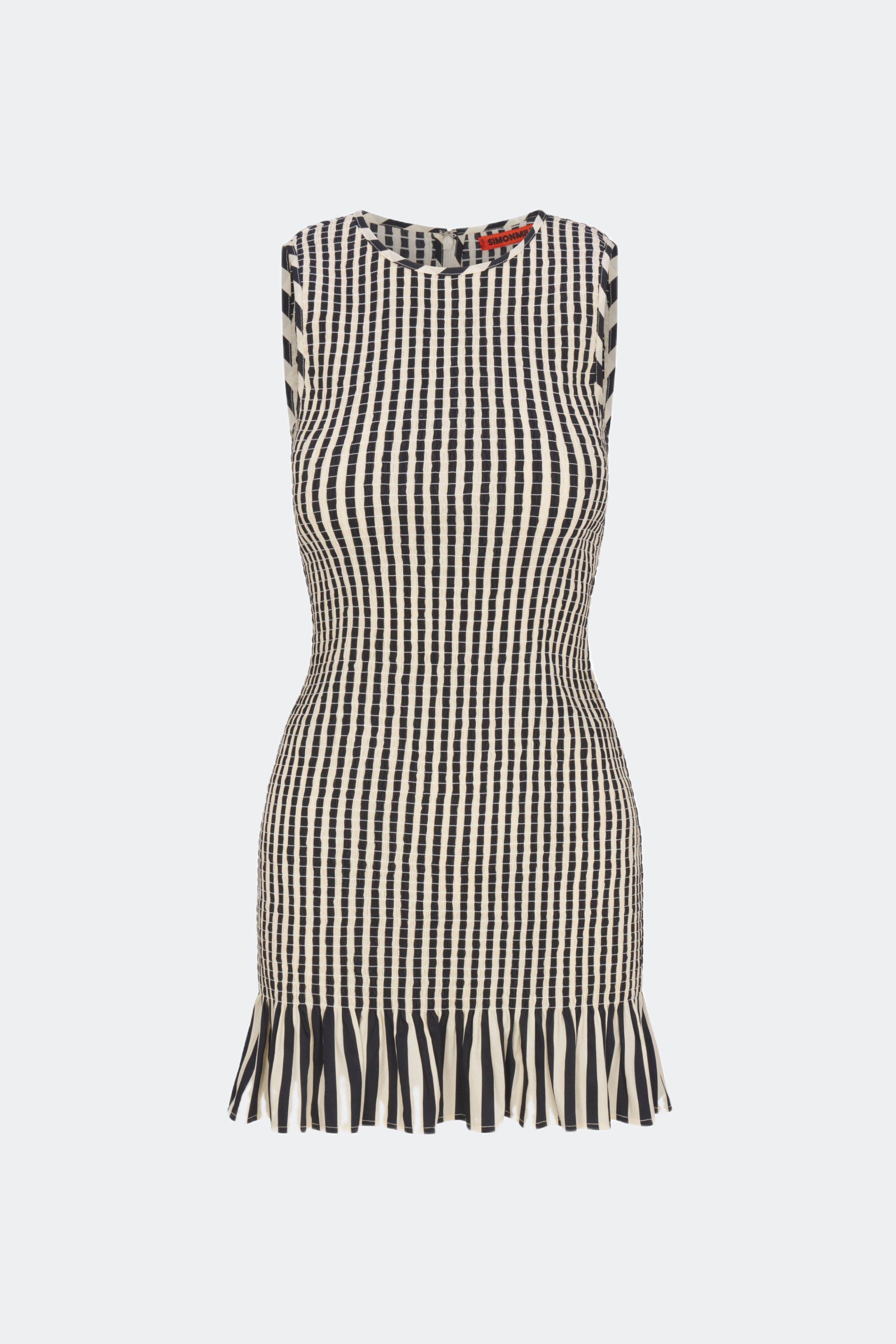Belle Smocked Mini Dress - image 1