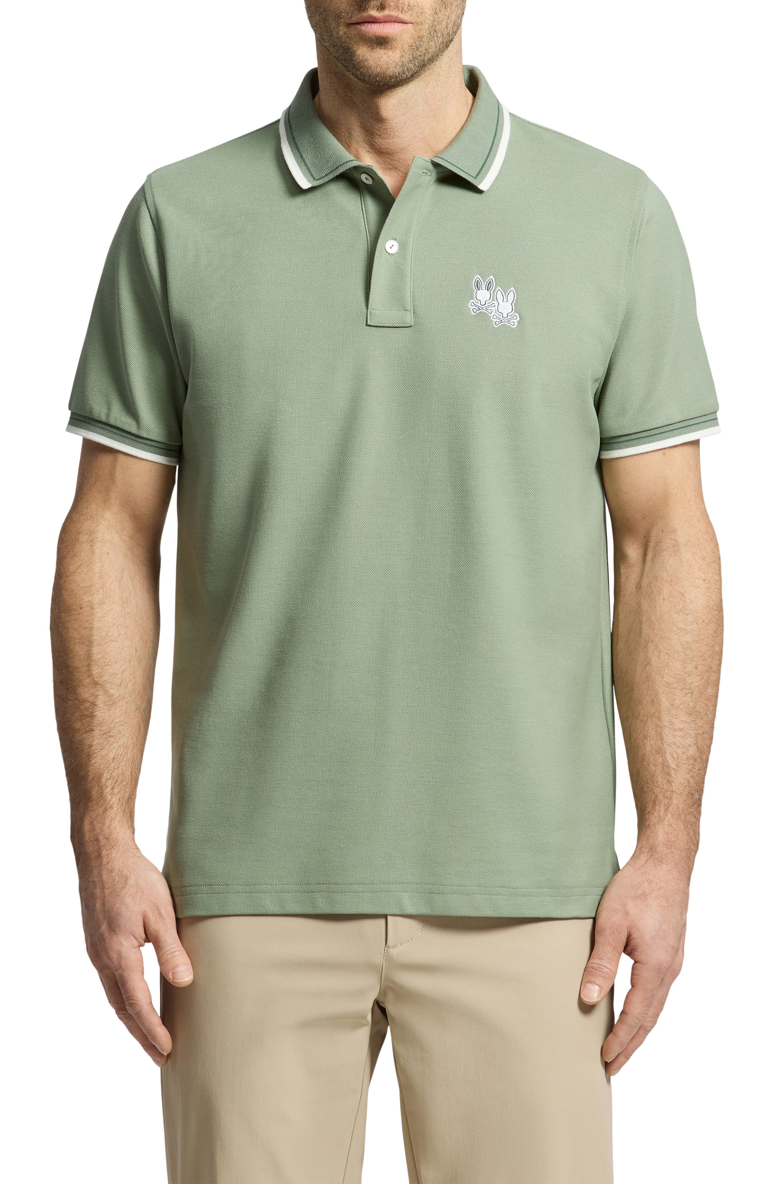Elliot Pima Cotton Pique Polo - image 1