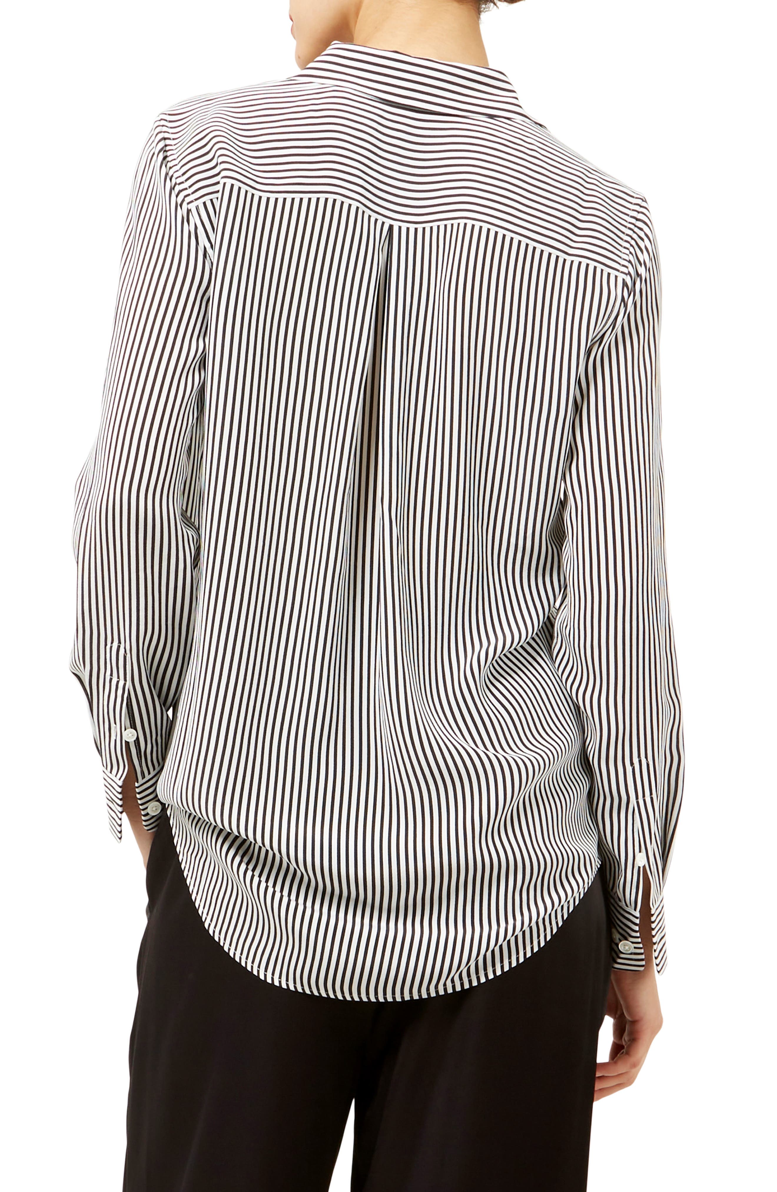 Essential Stripe Silk Shirt - image 2