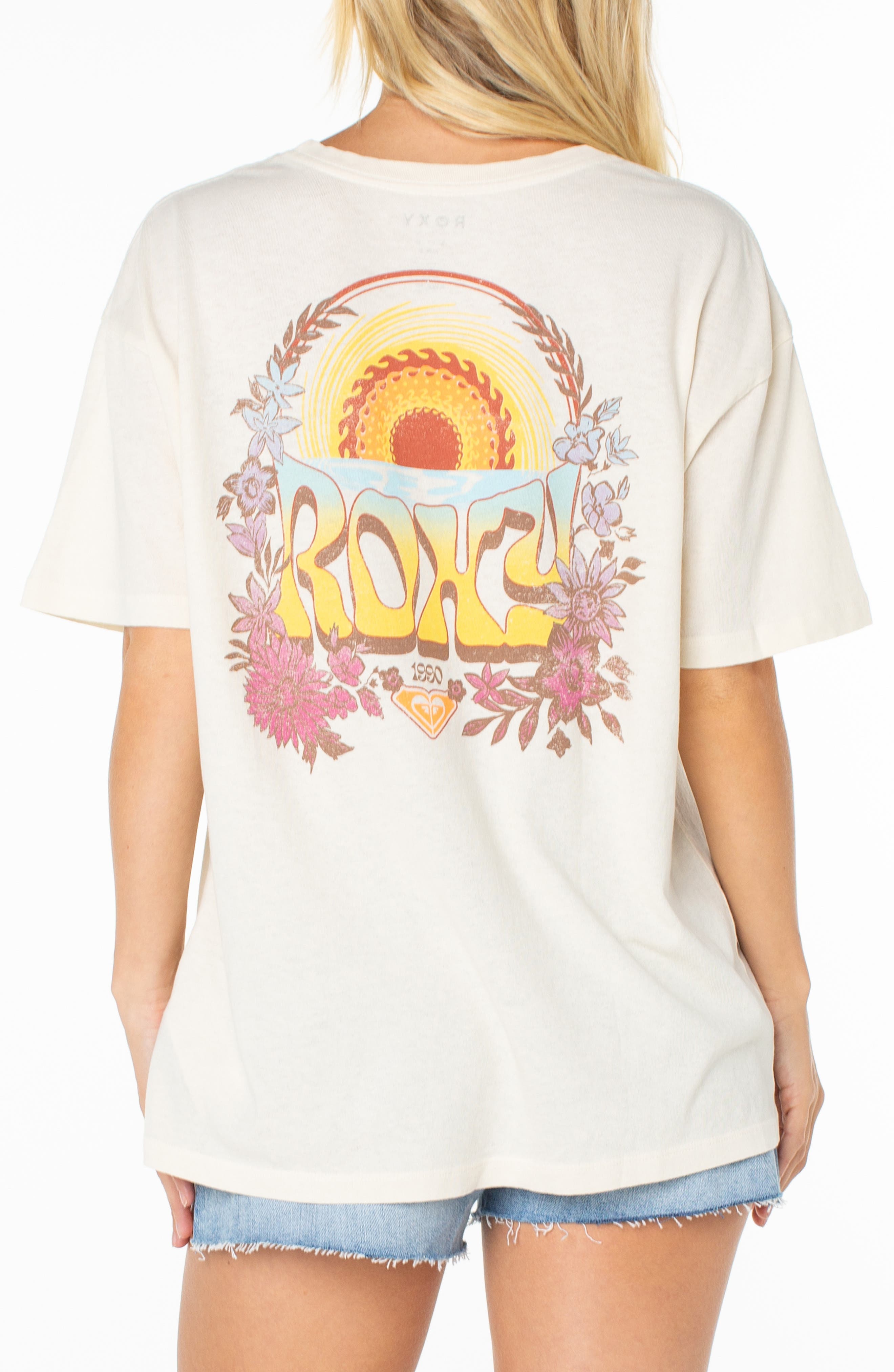 Sunset Oversize Cotton Graphic T-Shirt - image 2