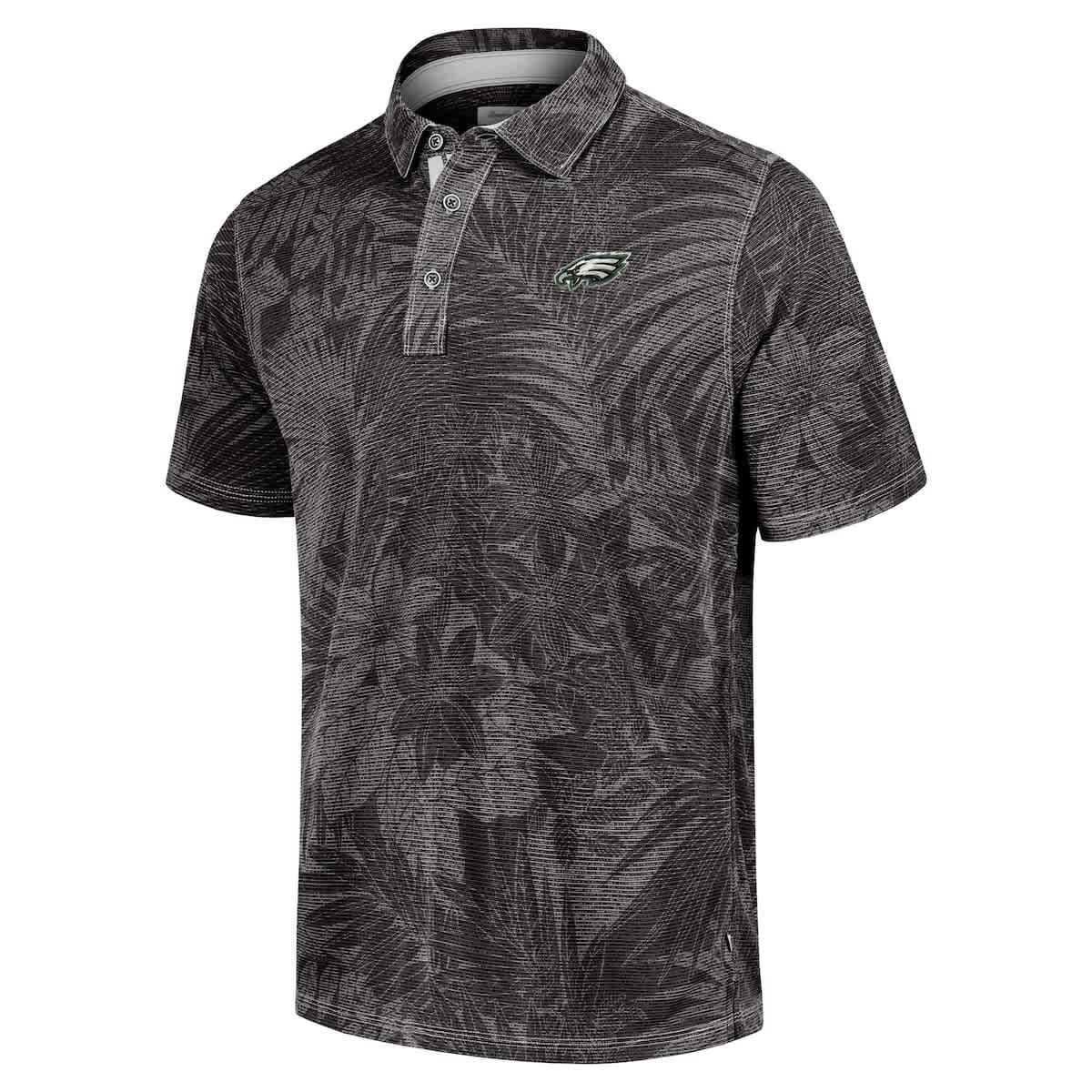 Men's Tommy Bahama Black Philadelphia Eagles Sport Santiago Paradise Polo - image 2