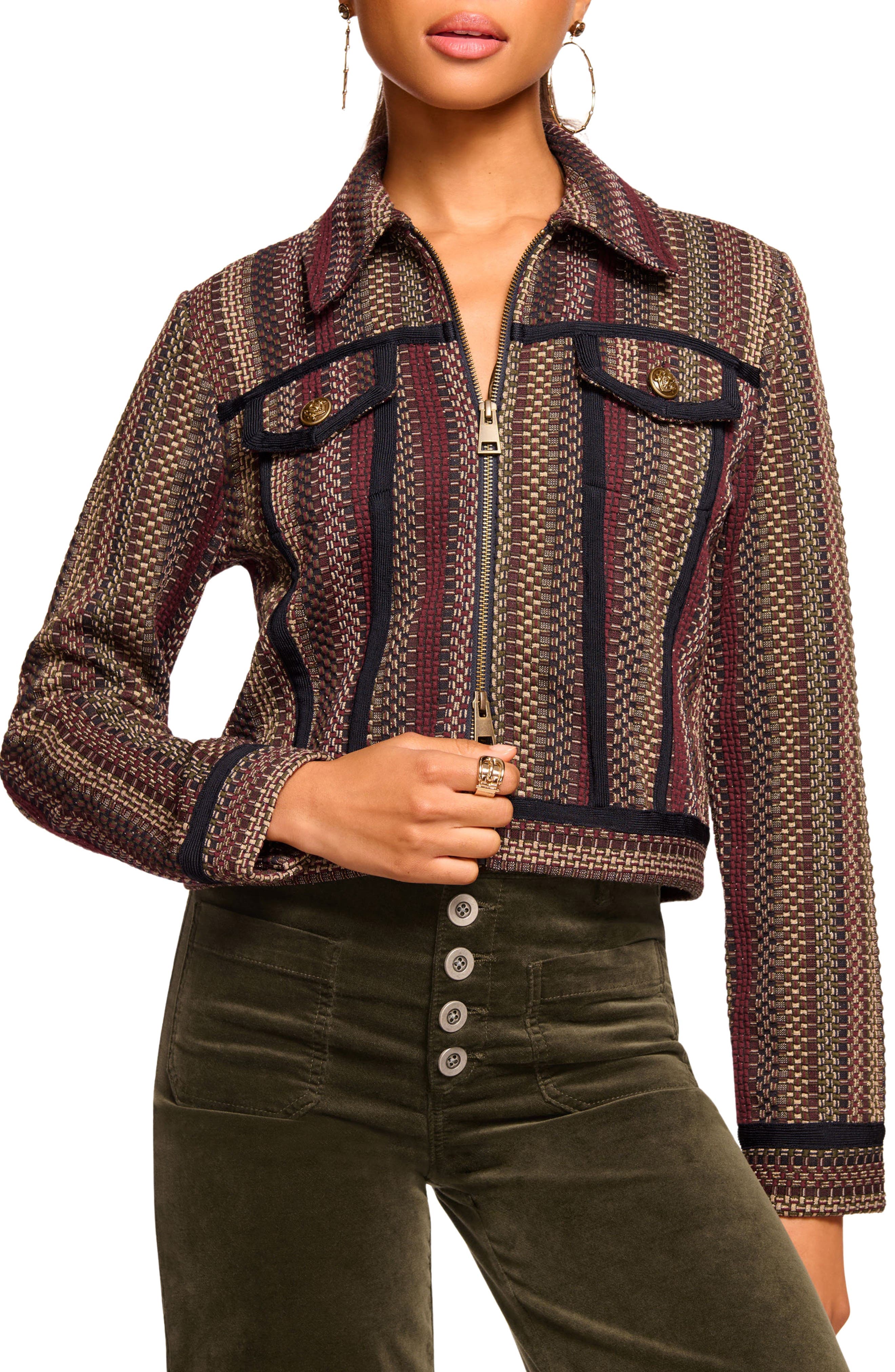 Julie Metallic Tweed Jacket - image 1