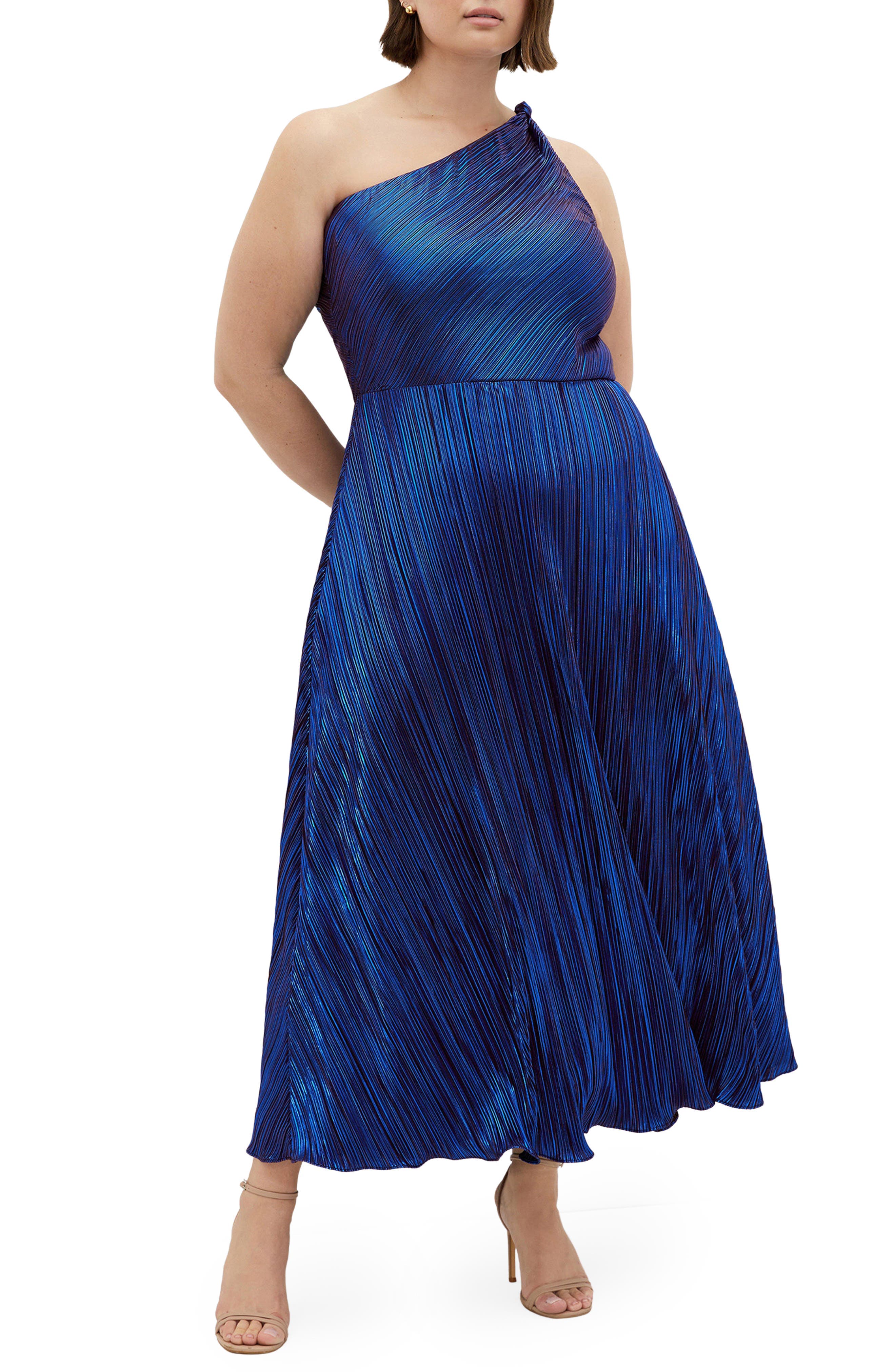 Kamila Metallic One-Shoulder Maxi Dress - image 5