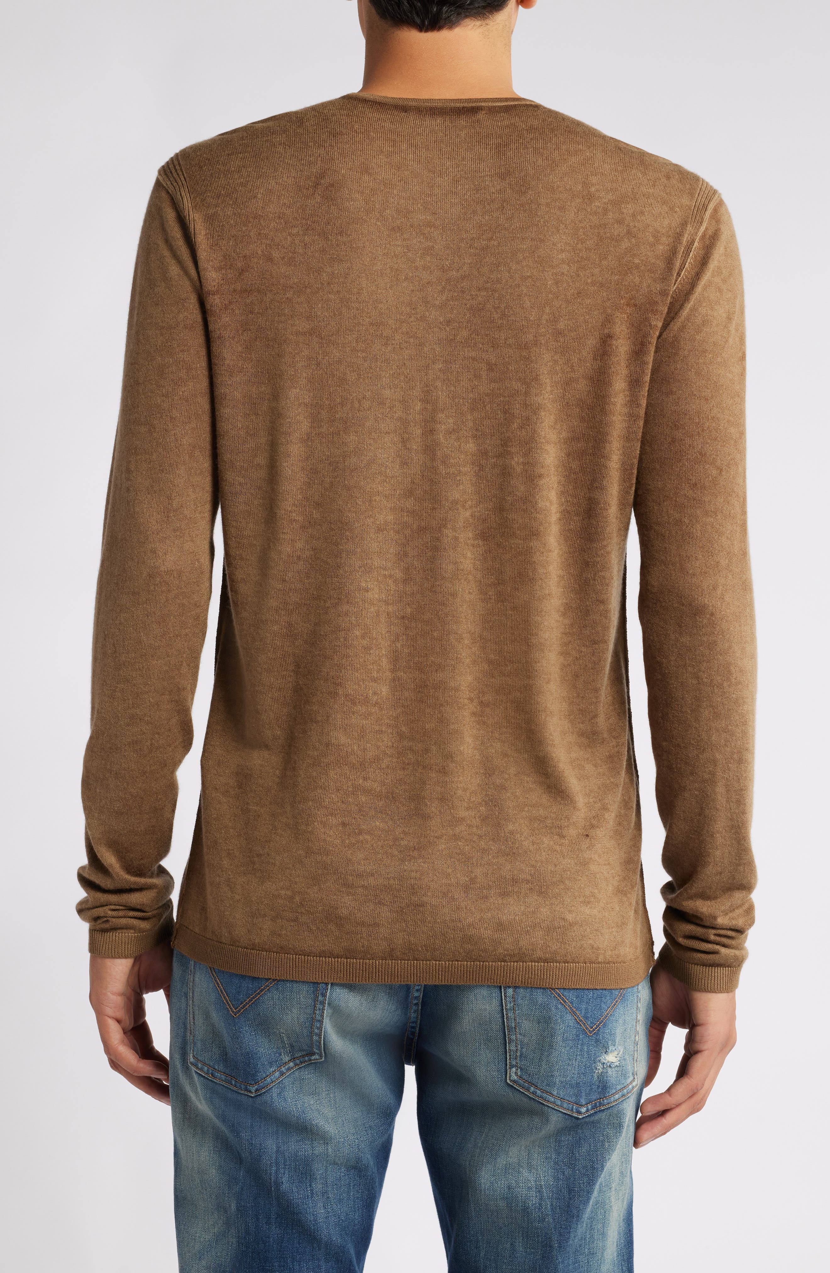 Christie Silk & Cashmere Henley Sweater - image 2