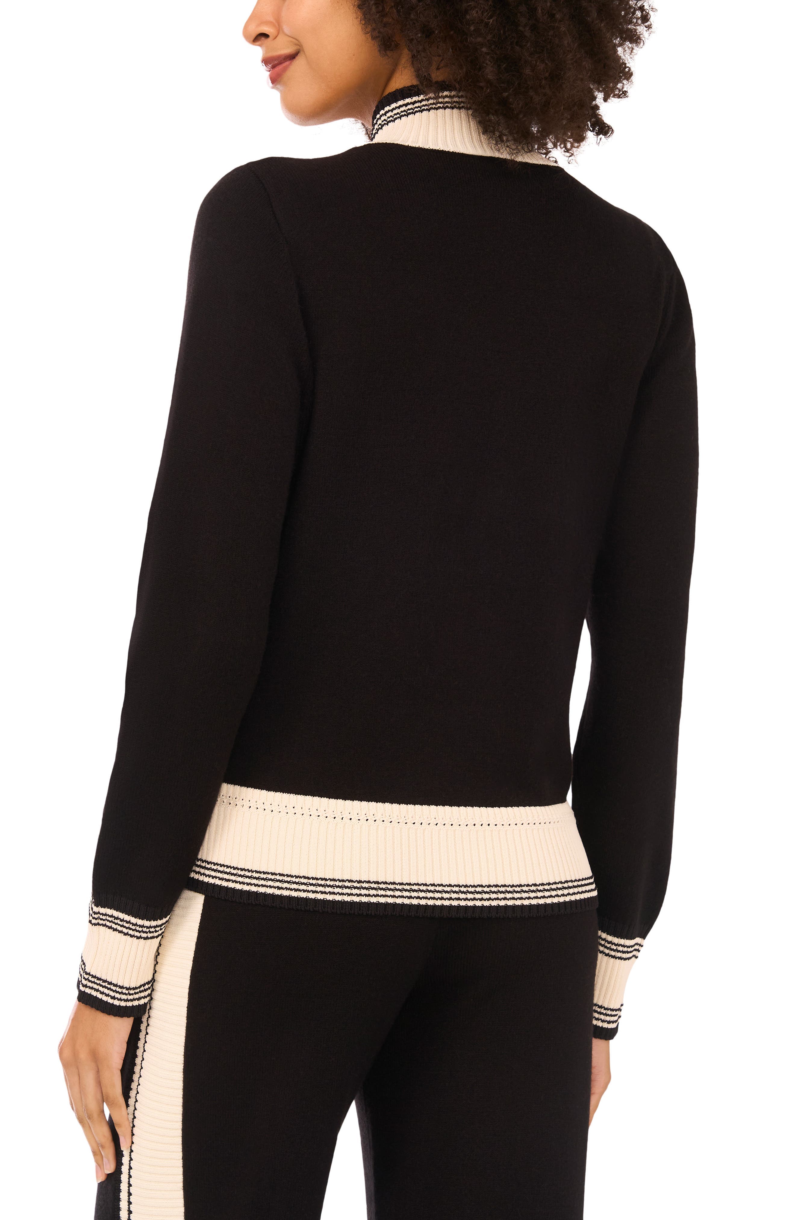 Contrast Trim Track Jacket - image 2