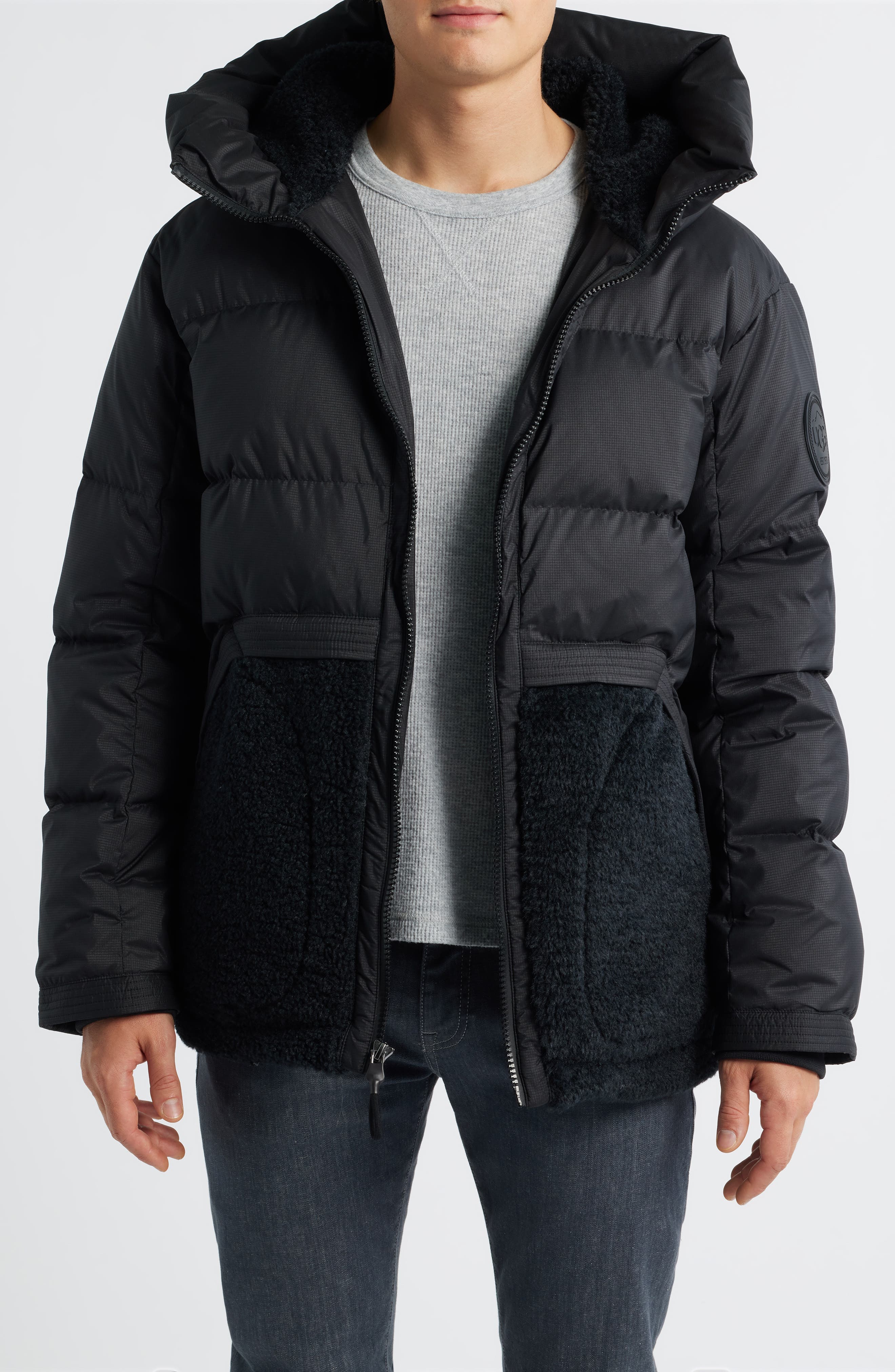 MetroPeak Ripstop & Fleece 700 Fill Power Down Puffer Jacket - image 1