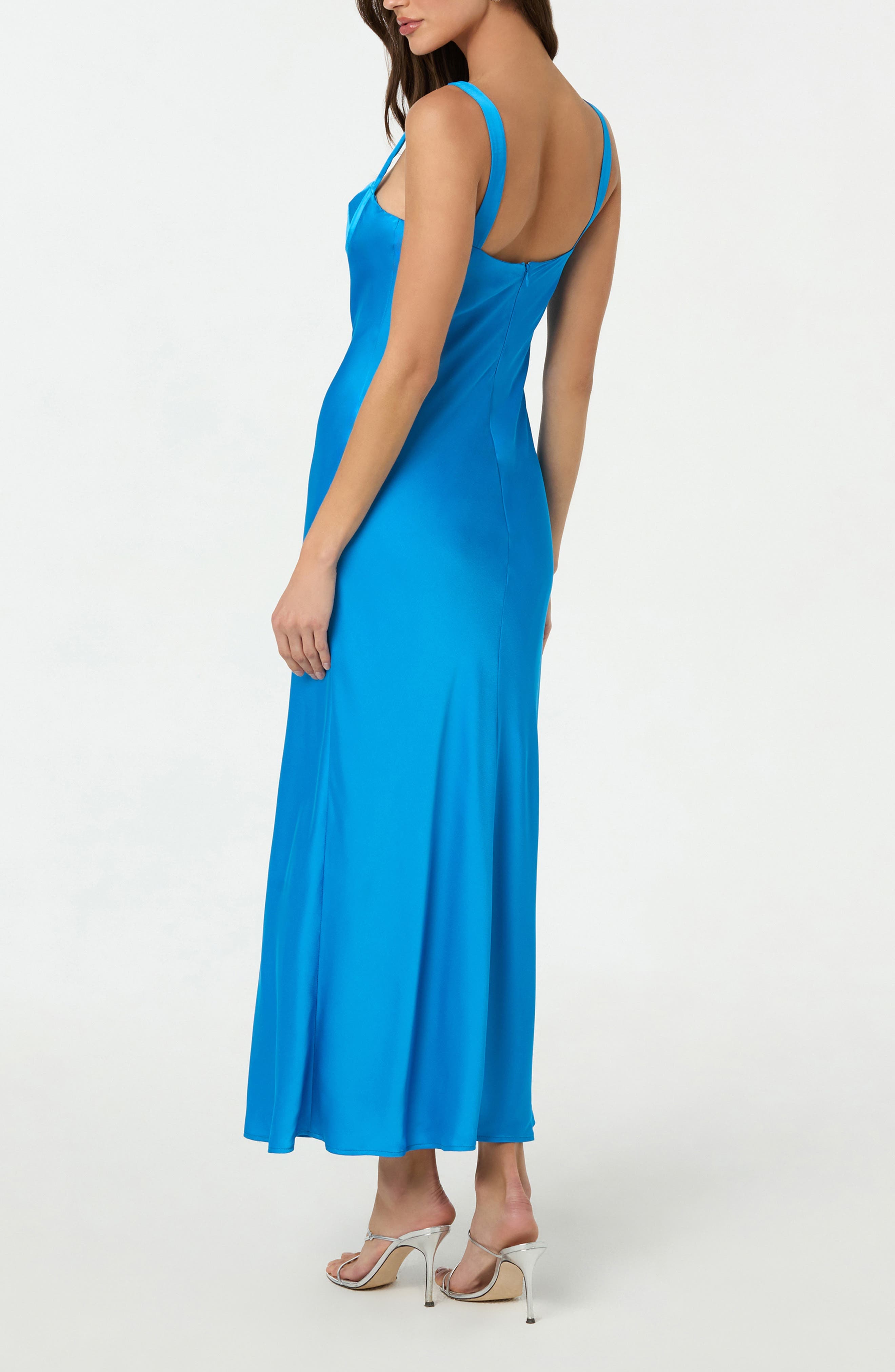 Stacie Satin Maxi Dress - image 2